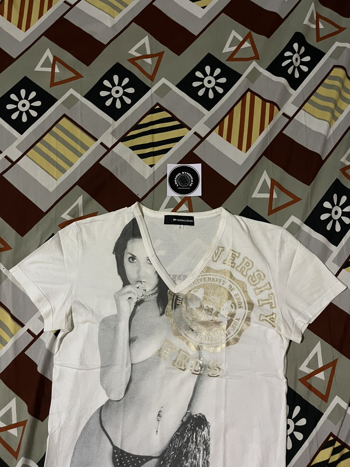 BUFFALO BOBS Rare Item🔥 Buffalo Bobs Porn Photo Tee University Of Eros Size US S / EU 44-46 / 1 - 7 Thumbnail