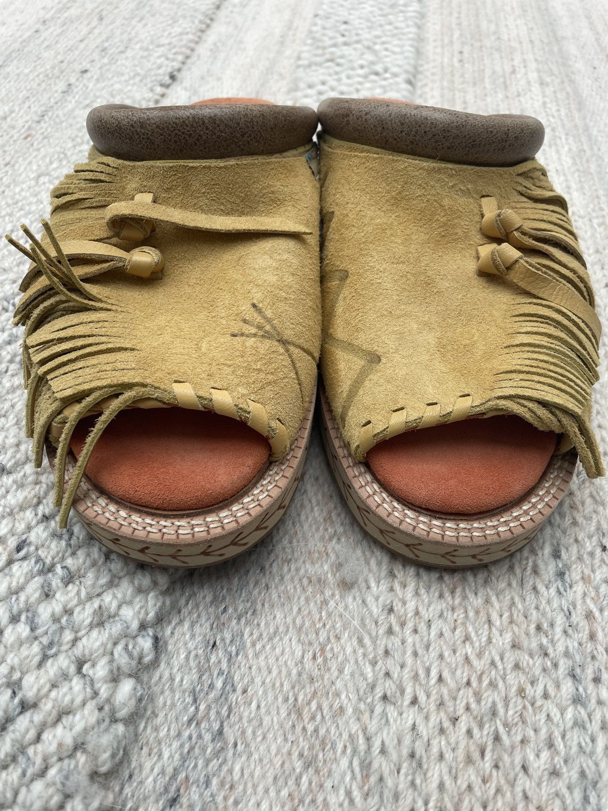 Kapital Kapital Suede Slides Size US 10 / EU 43 - 3 Thumbnail