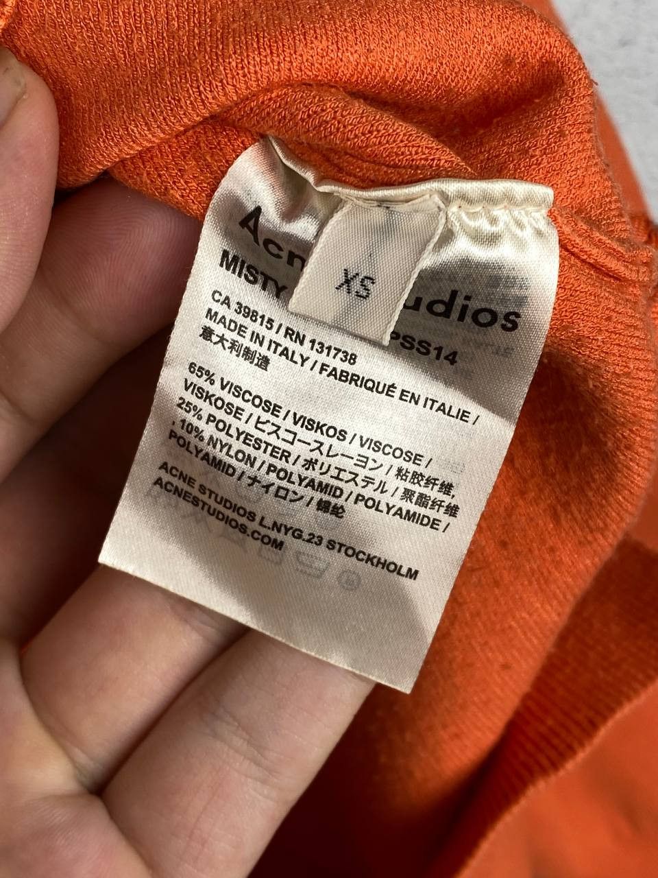 Acne Studios Acne Studios Oversized Zip Sweatshirt Peach Size XS Size XS / US 0-2 / IT 36-38 - 9 Thumbnail