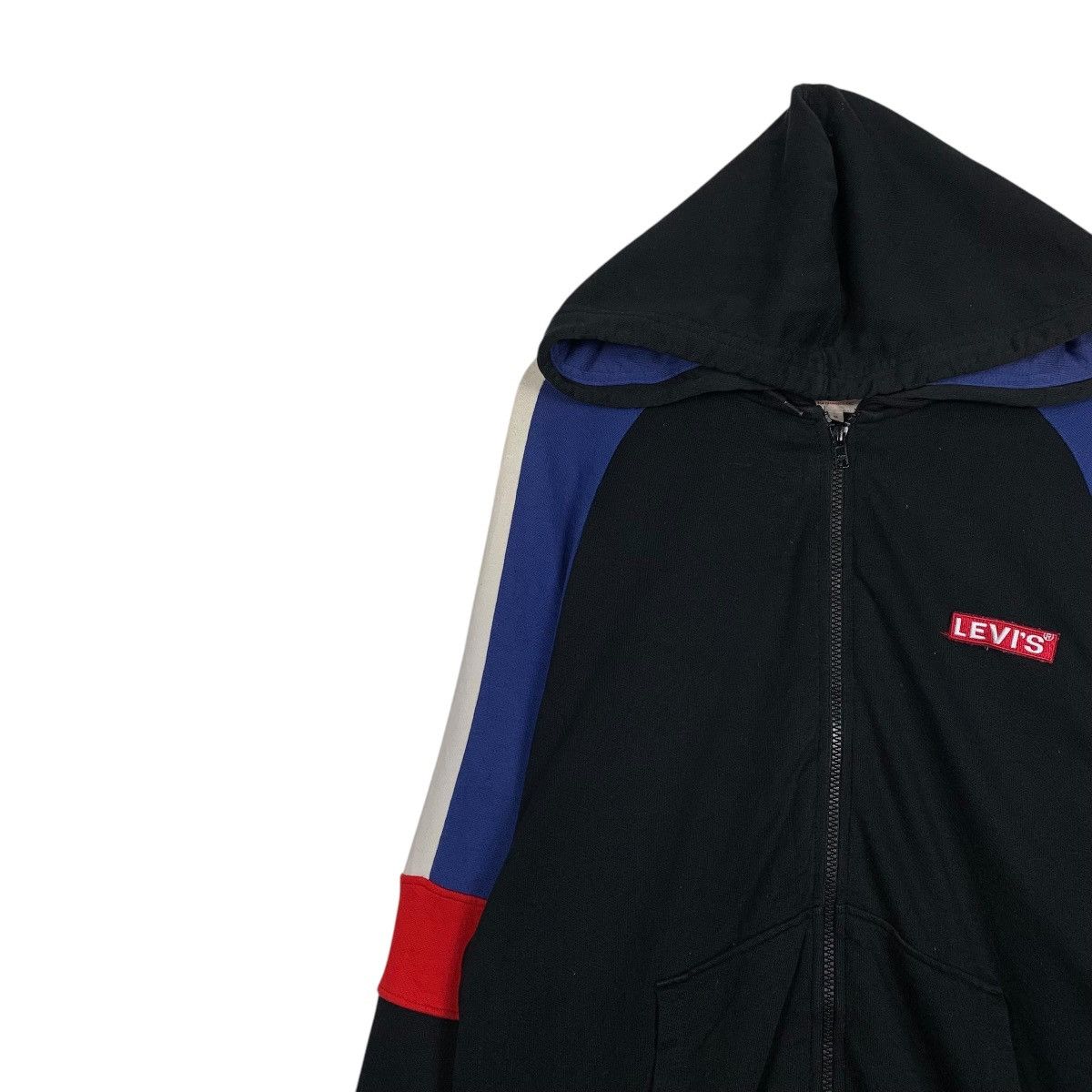 Levi's Levis Color Block Zipper Hoodie Size US M / EU 48-50 / 2 - 6 Thumbnail