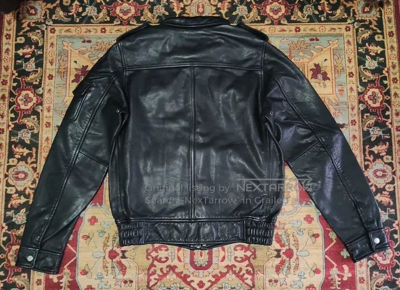 Schott Schott Genuine leather flight jacket multi-pocket cropped Size US L / EU 52-54 / 3 - 5 Thumbnail