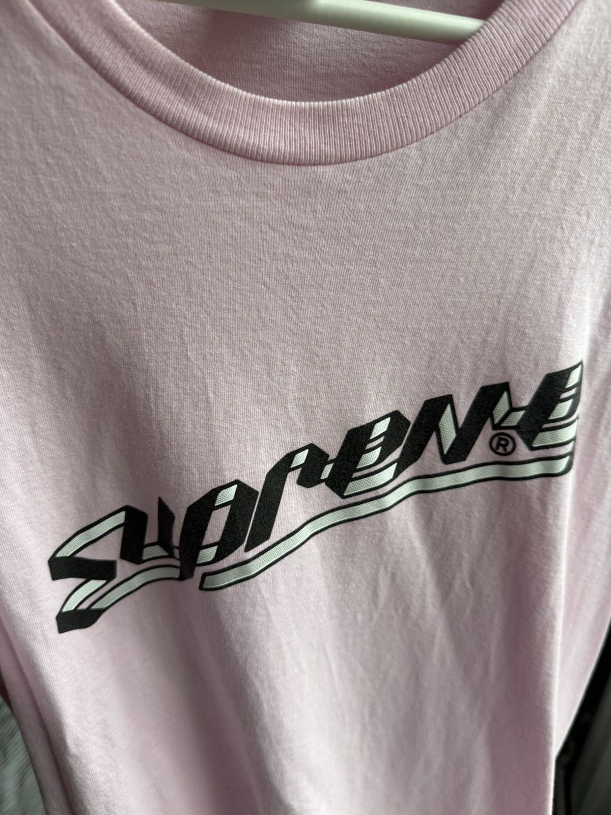 Supreme Pink Supreme T-shirt Size US L / EU 52-54 / 3 - 3 Thumbnail