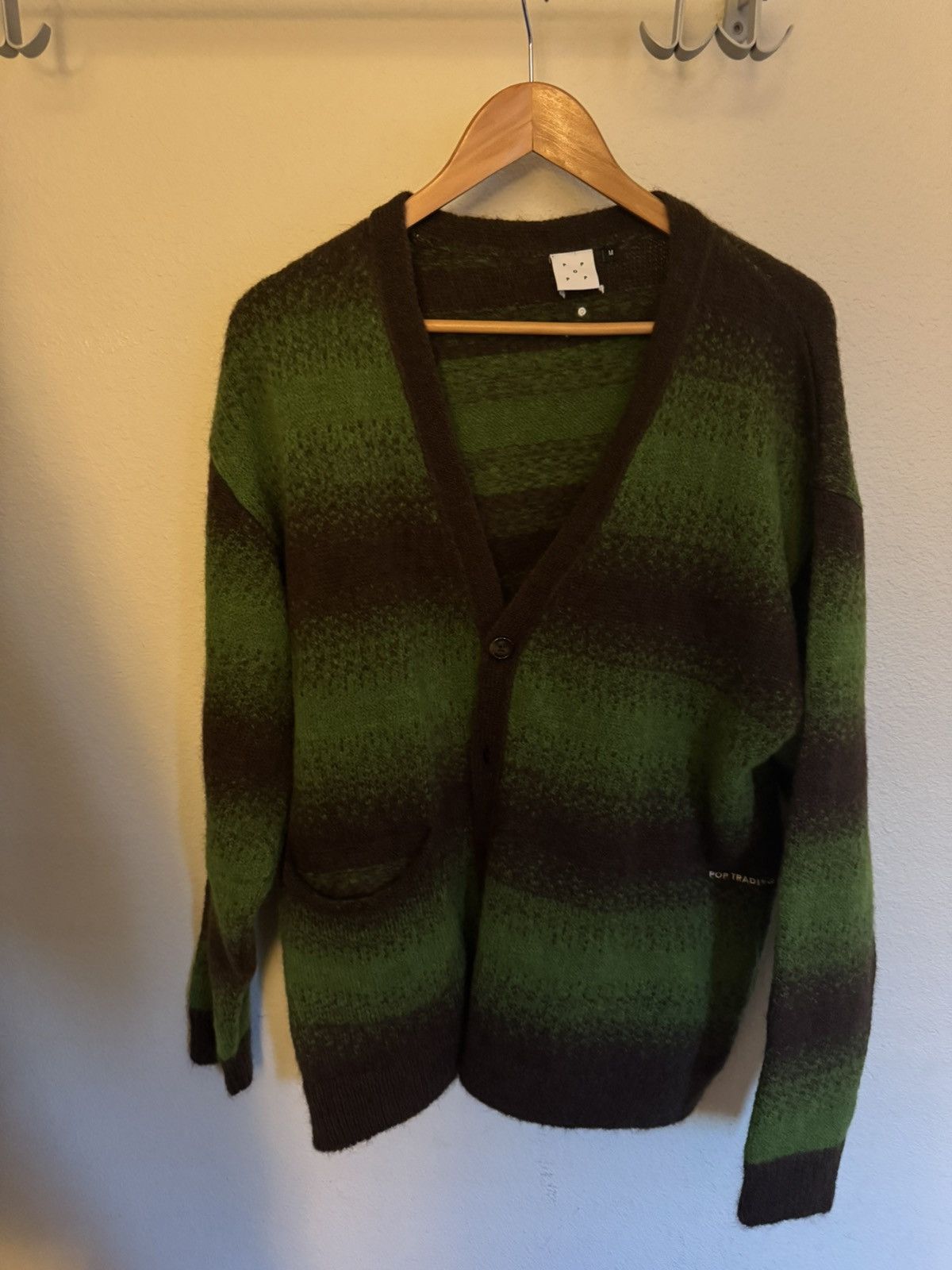 Pop Trading Company Pop trading company brown and green cardigan Size US M / EU 48-50 / 2 - 1 Thumbnail