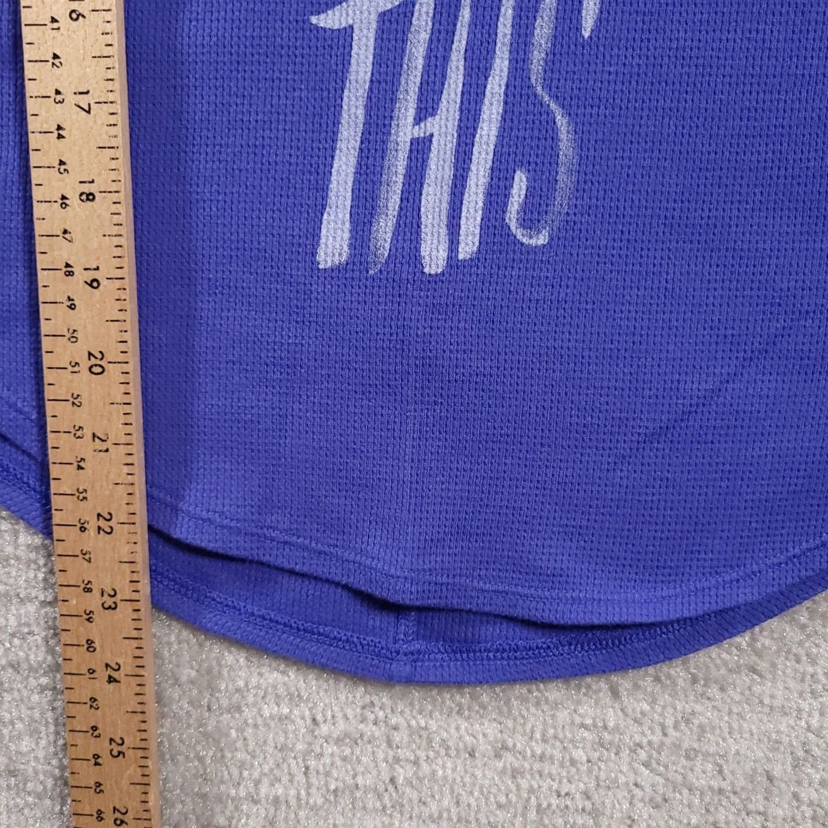 Old Navy VINTAGE Old Navy Tank Top Women's S Small Blue White Scoopneck I'm Too Cold For This Tee Shirt Size S / US 4 / IT 40 - 6 Thumbnail
