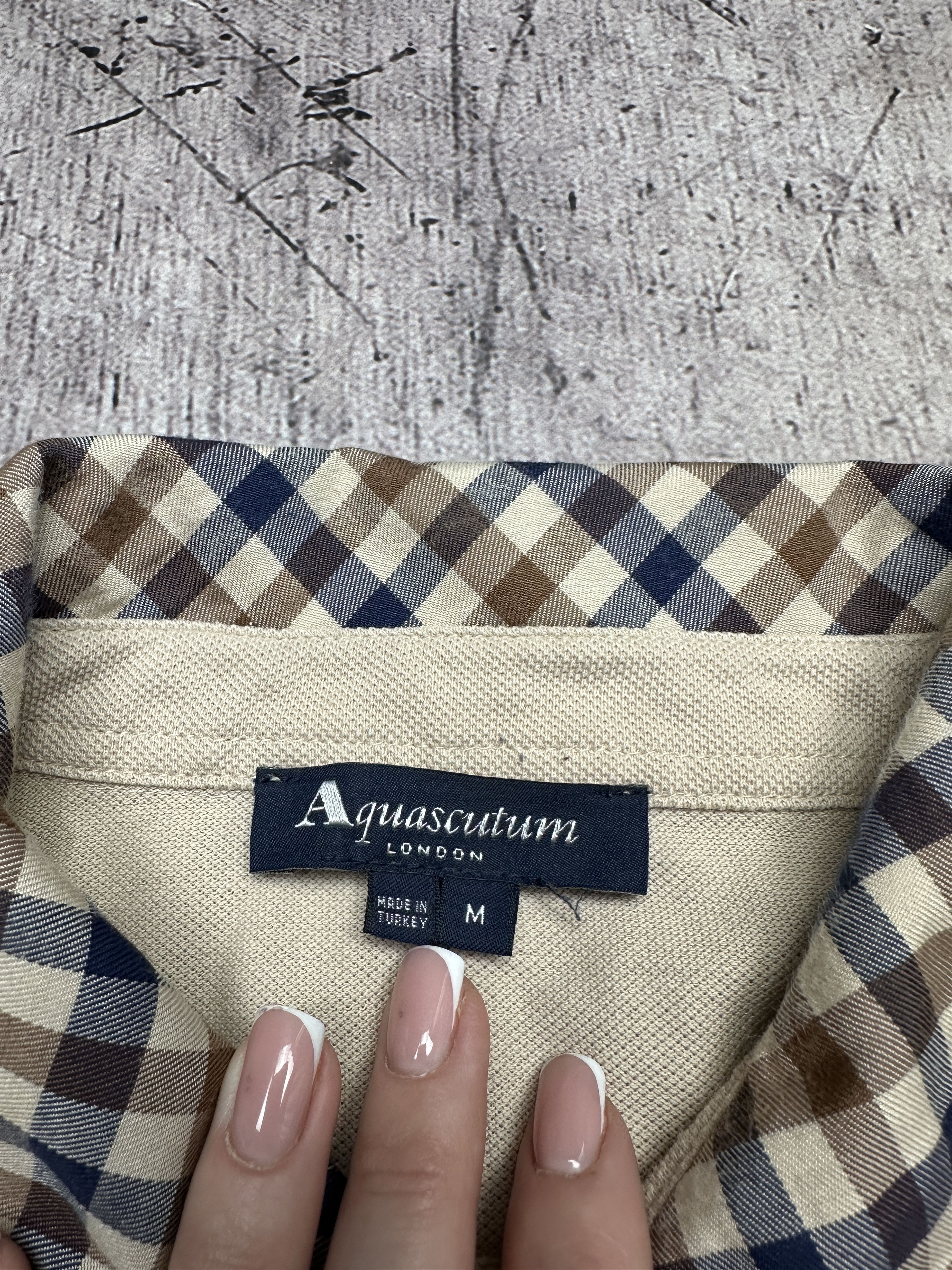 Aquascutum × Vintage Aquascutum Vintage Mens Long Sleeve Polo Shirt Size US M / EU 48-50 / 2 - 4 Thumbnail