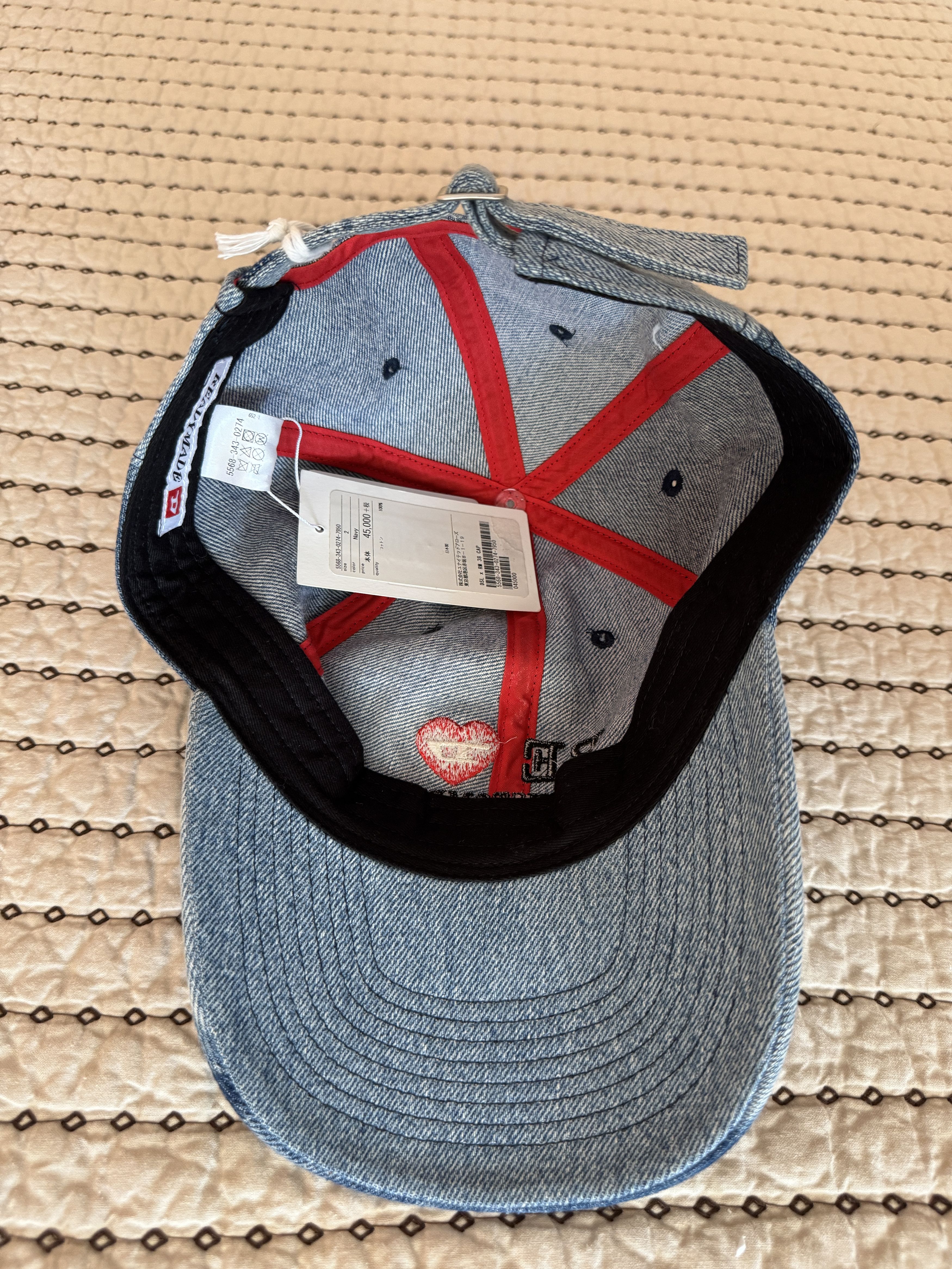 READYMADE READYMADE x DIESEL ONE-OF-A-KIND REPURPOSED DENIM HAT OS NEW Size ONE SIZE - 13 Thumbnail