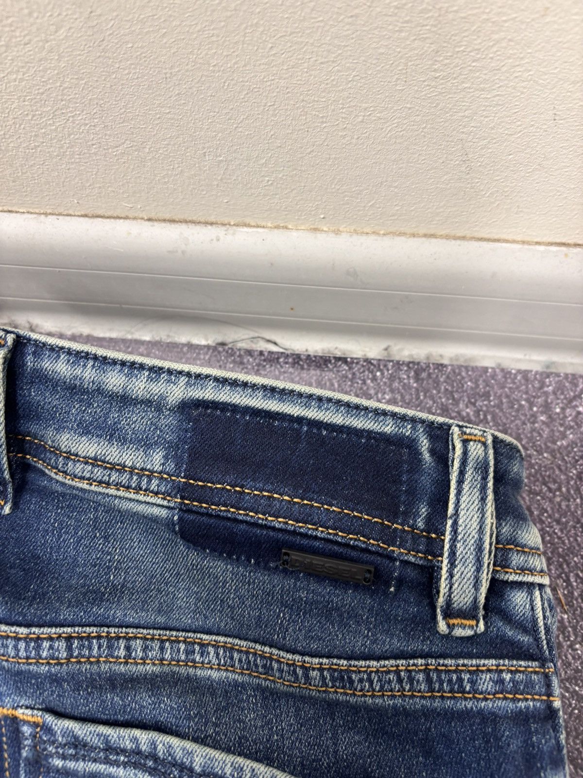 Diesel Diesel Sleenker NWT Men’s Slim Skinny Blue Stretch Jeans Size US 29 - 16 Thumbnail