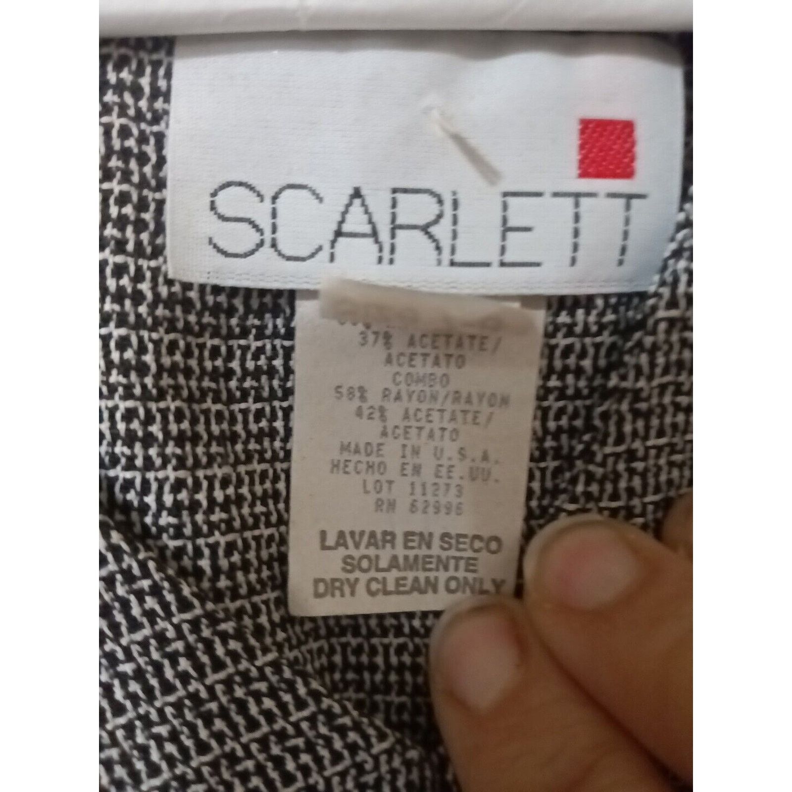 Other Scarlett Women Vintage Dress, Size 7-8 Black And White #k132 Size M / US 6-8 / IT 42-44 - 6 Thumbnail