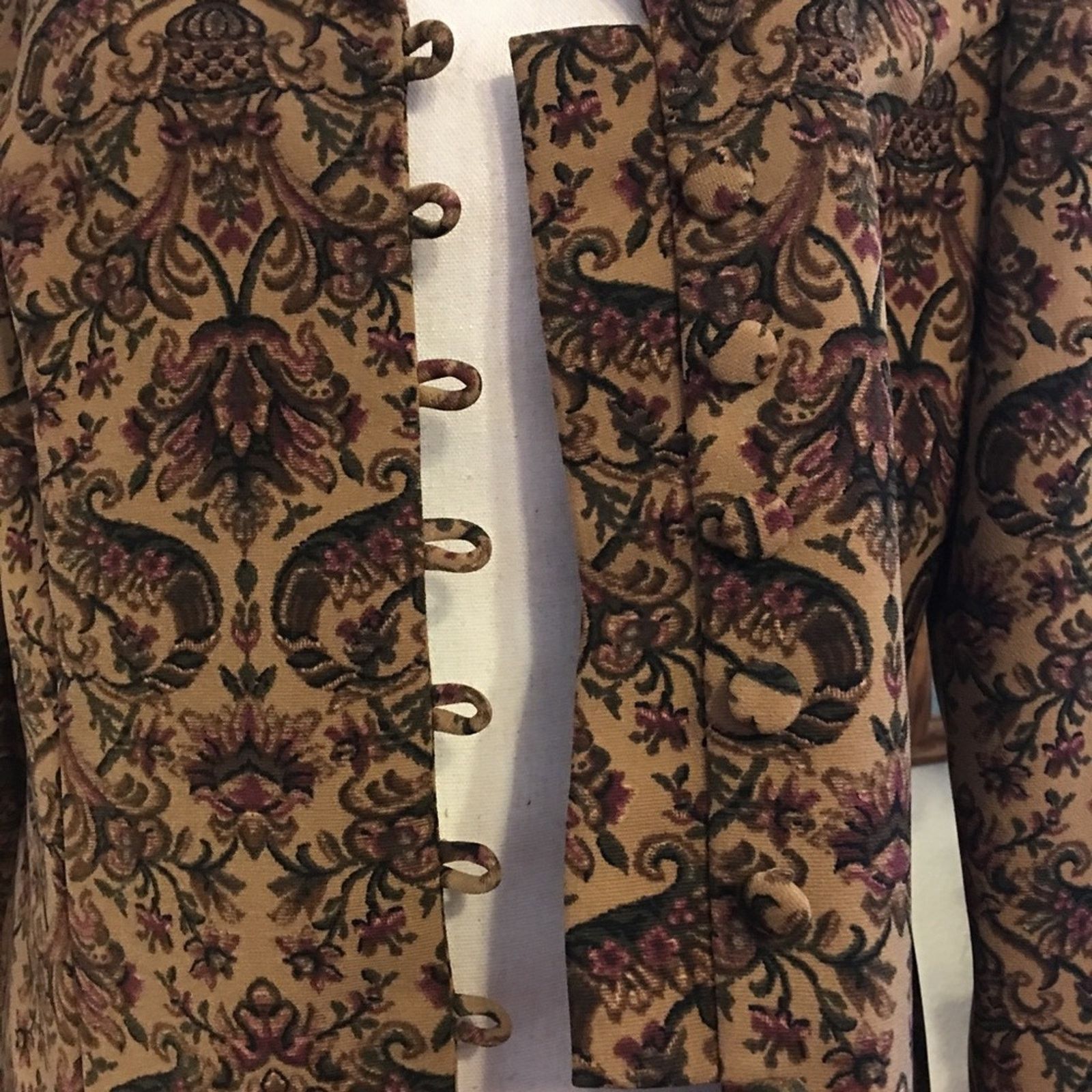 Other T and Company brown paisley jacket NWOT 10 Size L / US 10 / IT 46 - 7 Thumbnail