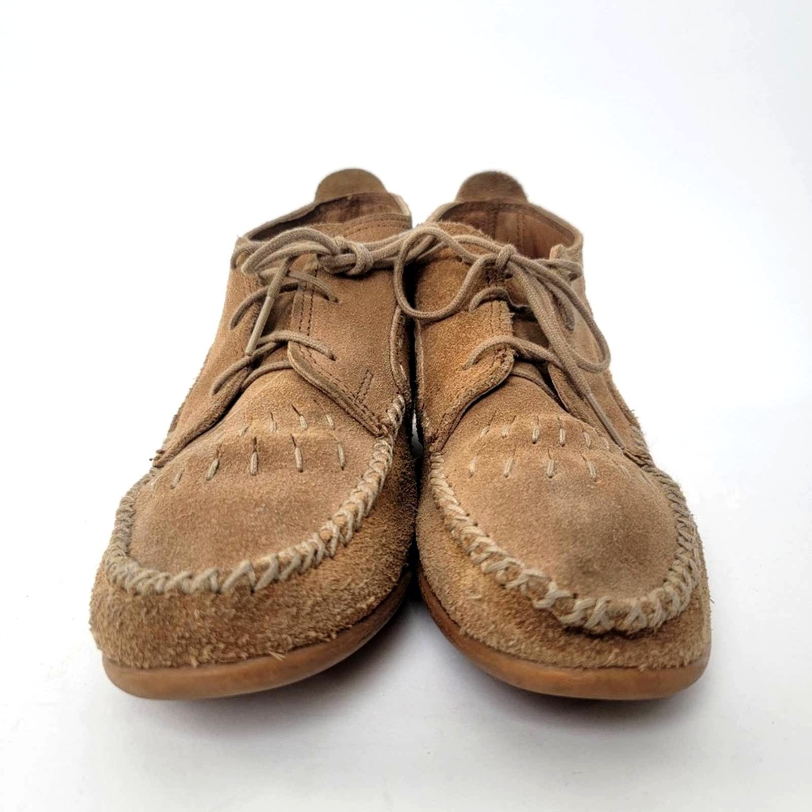 Minnetonka Minnetonka Brown Suede Ankle Moccassin Booties - 7.5 Size US 7.5 / IT 37.5 - 6 Thumbnail