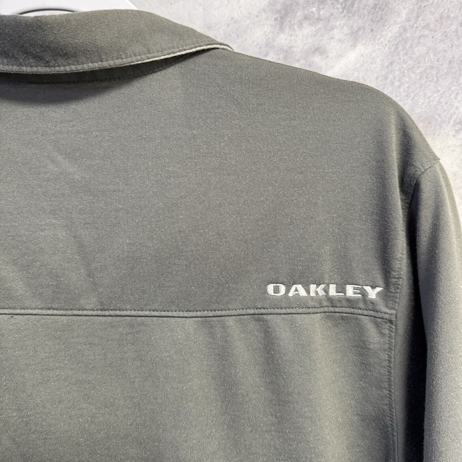Oakley Oakley Polo Shirt Mens XL Gray Short Sleeve Casual Size US XL / EU 56 / 4 - 5 Thumbnail