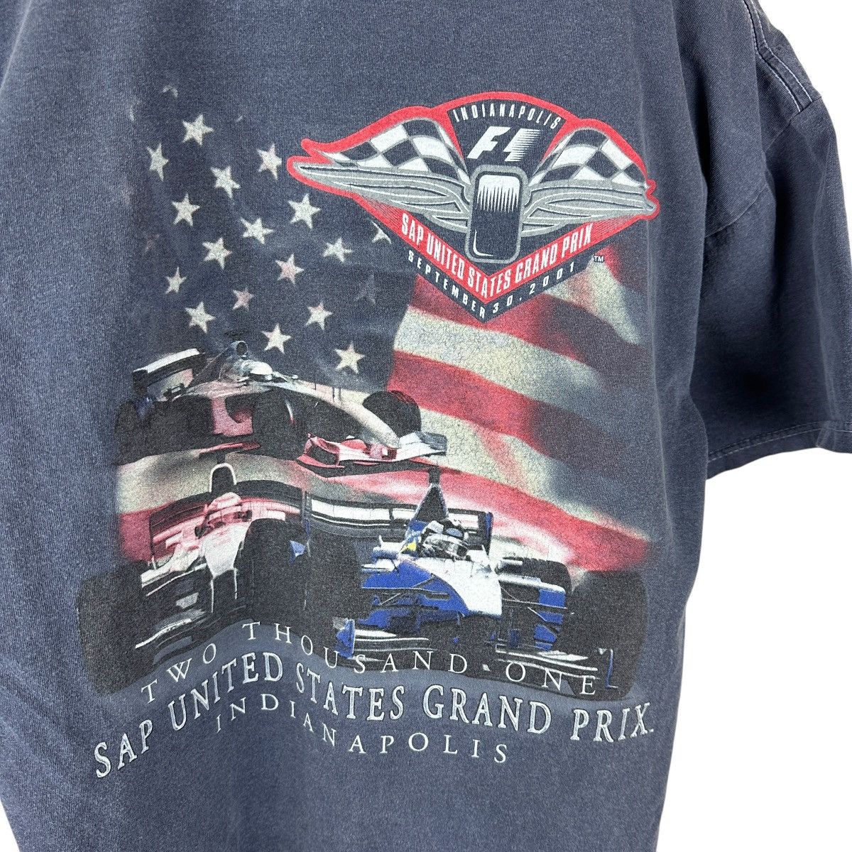 Vintage Vintage Y2K Indianapolis 500 Formula Racing Shirt Size US L / EU 52-54 / 3 - 8 Thumbnail