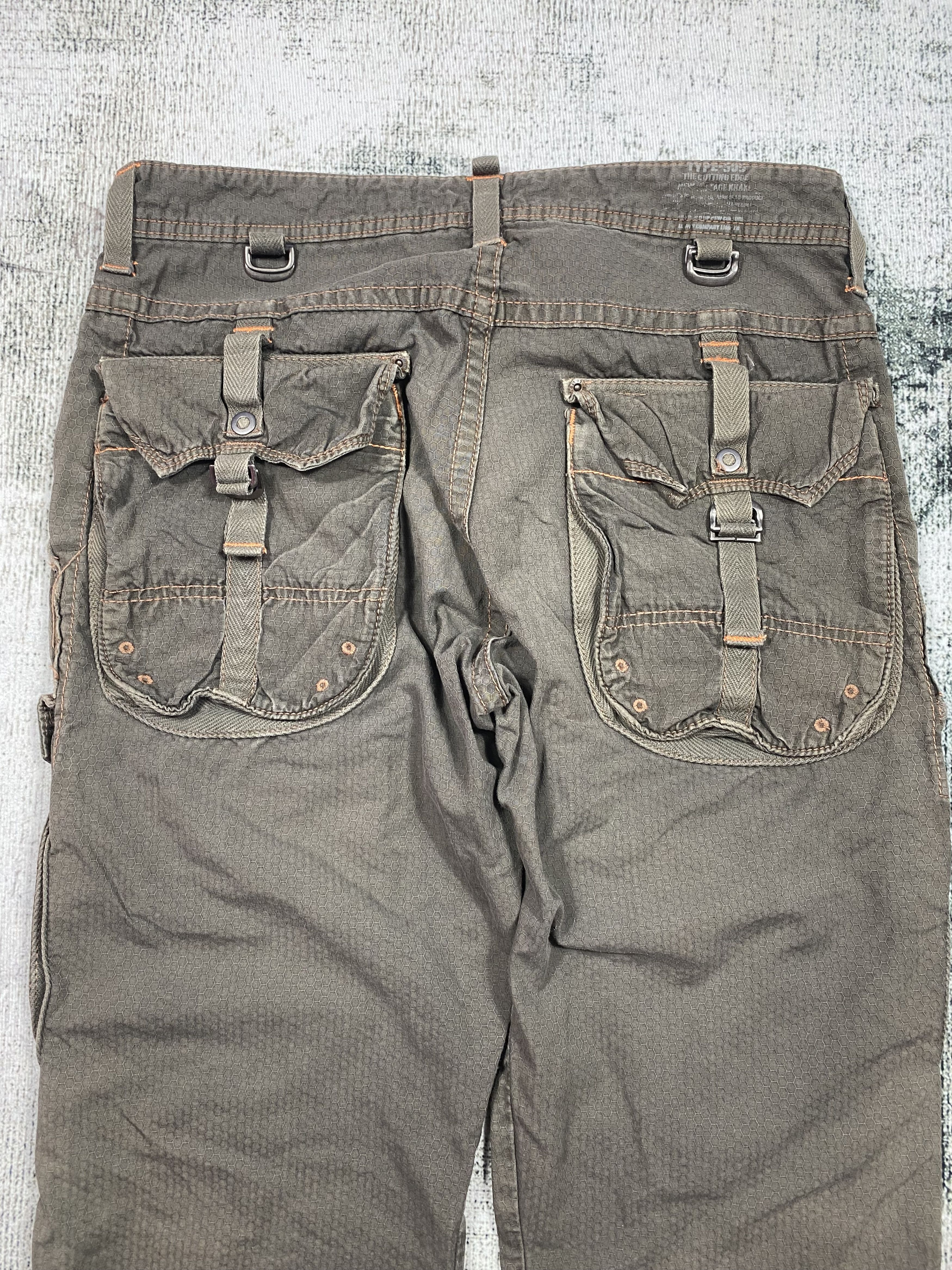 Edwin × Japanese Brand × Vintage Edwin Combat Tactical Cargo Pants Multi Pocket Bondage Size US 32 / EU 48 - 9 Thumbnail