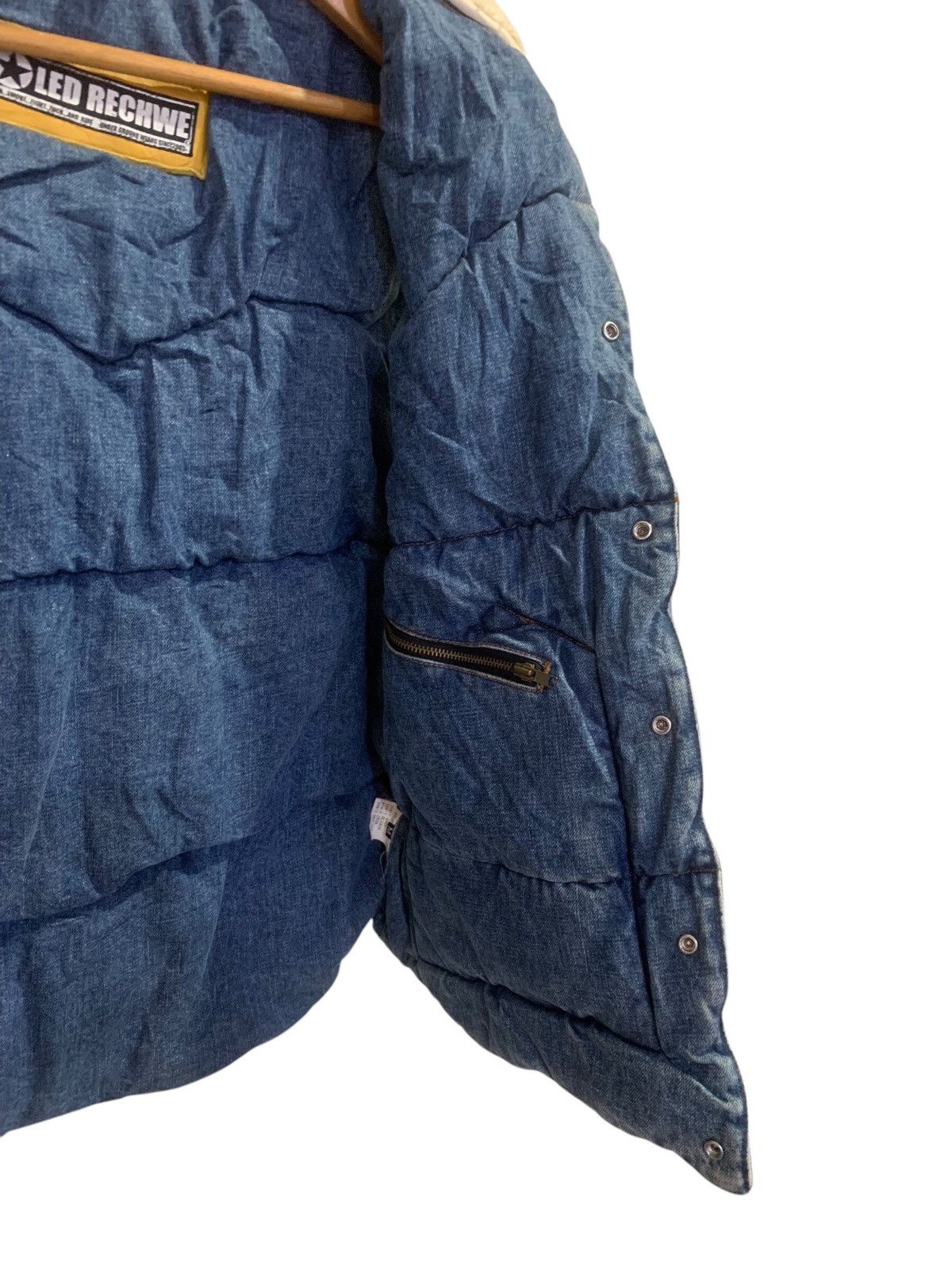 If Six Was Nine × Le Grande Bleu (L.G.B.) Under Ground LED RECHWE Denim Puffer Size US M / EU 48-50 / 2 - 6 Thumbnail