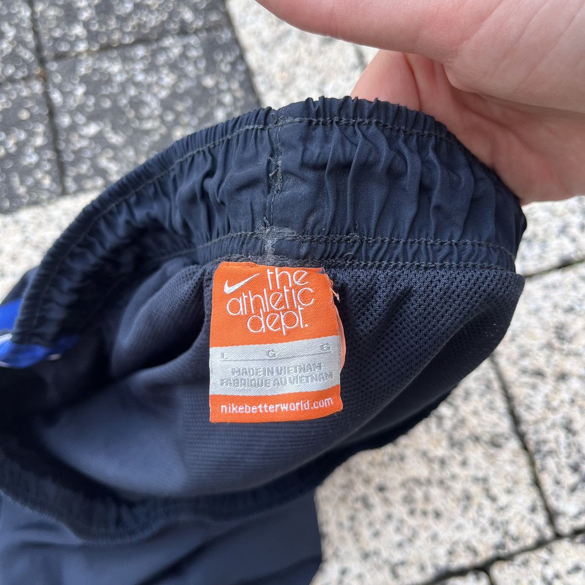 Nike × Vintage Nike Track Vintage Shorts Streetwear Y2K Drill Nylon Size US 34 / EU 50 - 12 Thumbnail