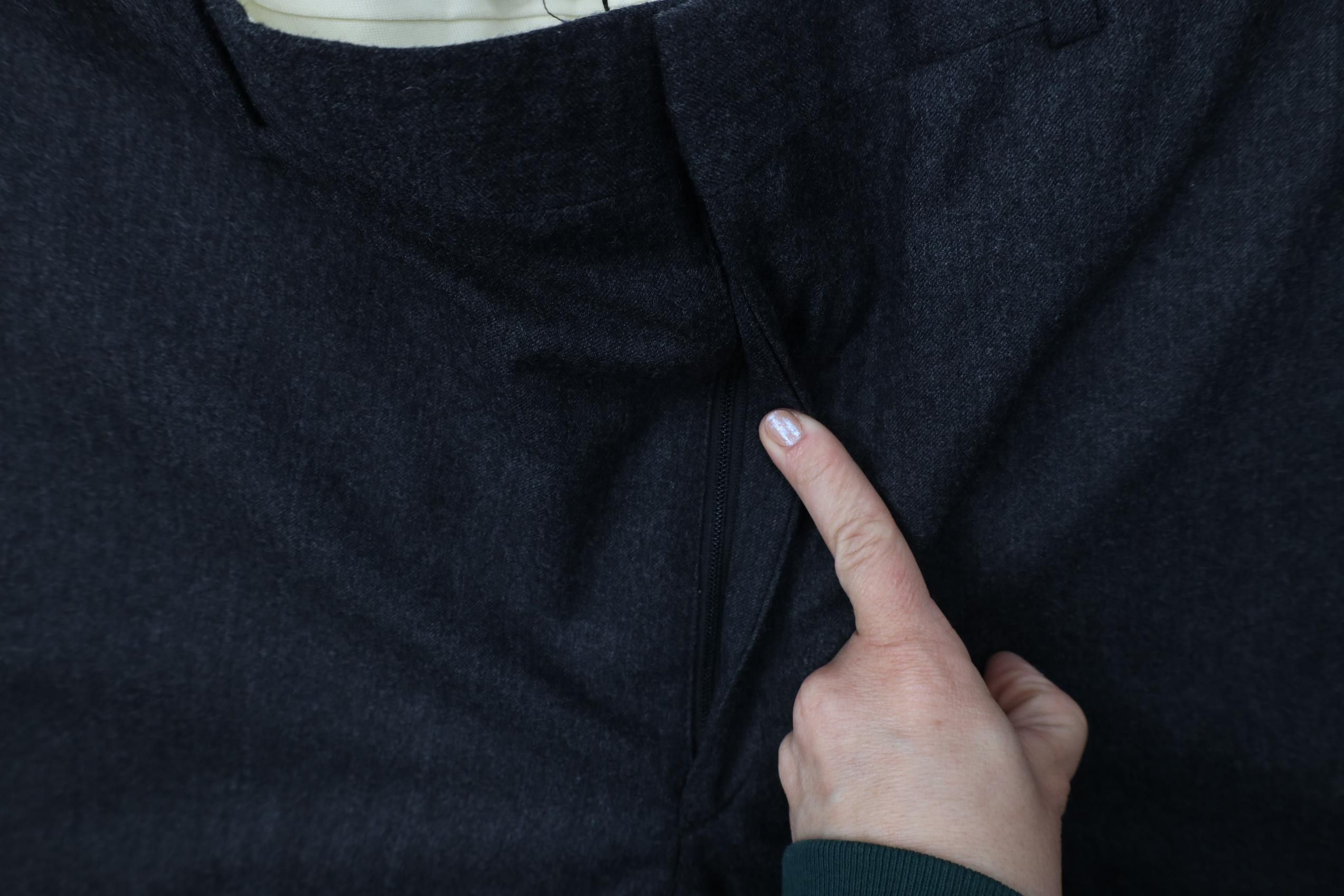 Vintage Vintage 70s Streetwear Knit Wide Leg Chino Pants Gray USA Size US 40 / EU 56 - 7 Thumbnail