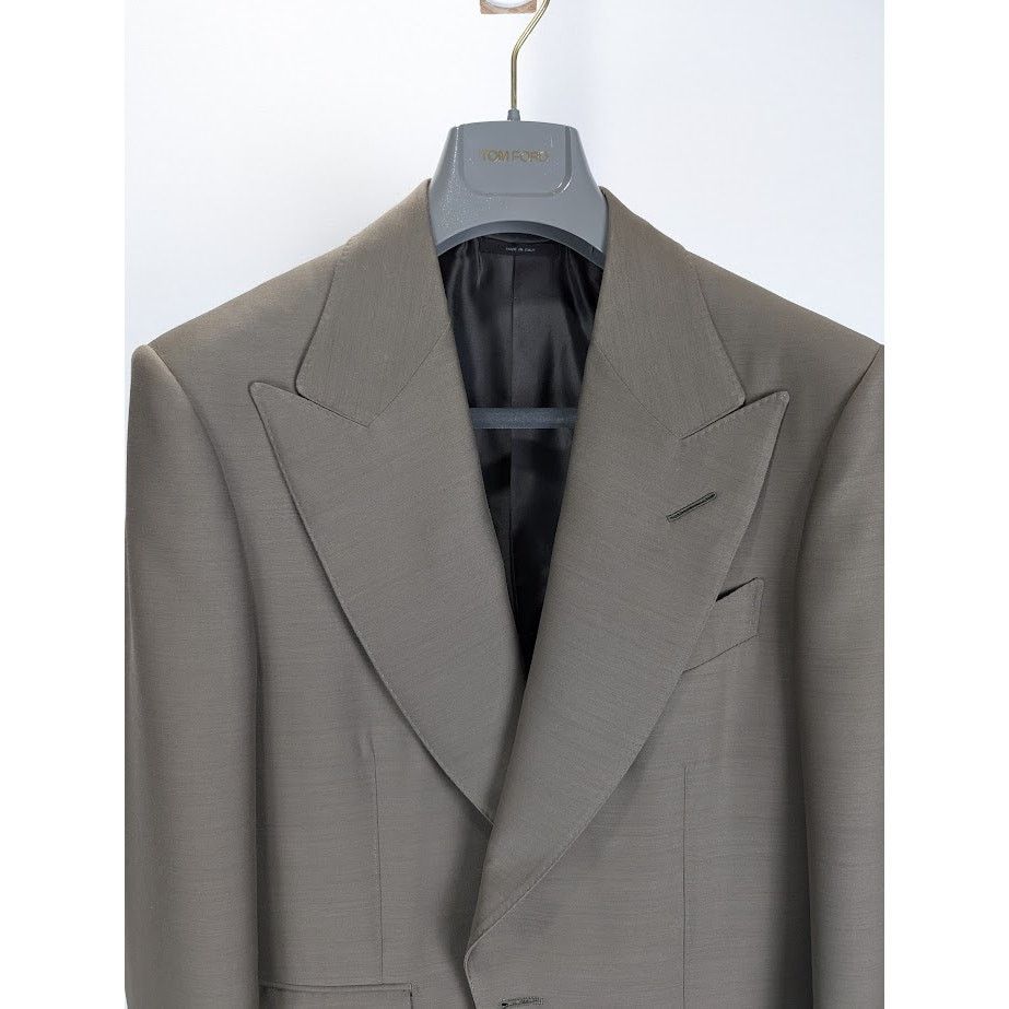 Tom Ford o1rshd1 Blazer Jacket in Dusty Olive Size US S / EU 44-46 / 1 - 3 Thumbnail