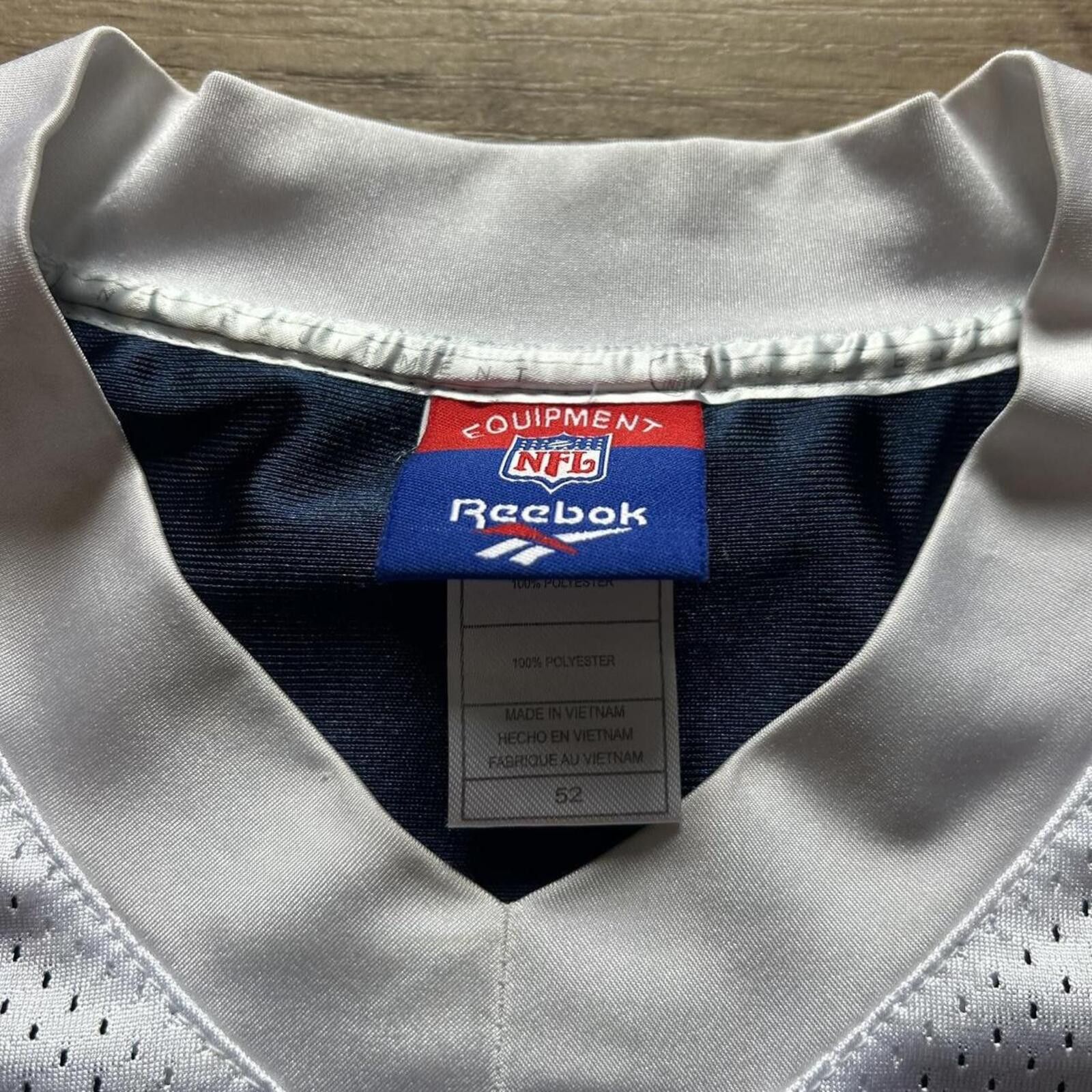 Reebok Reebok Men's White and Blue Tshirt Size US XL / EU 56 / 4 - 5 Thumbnail