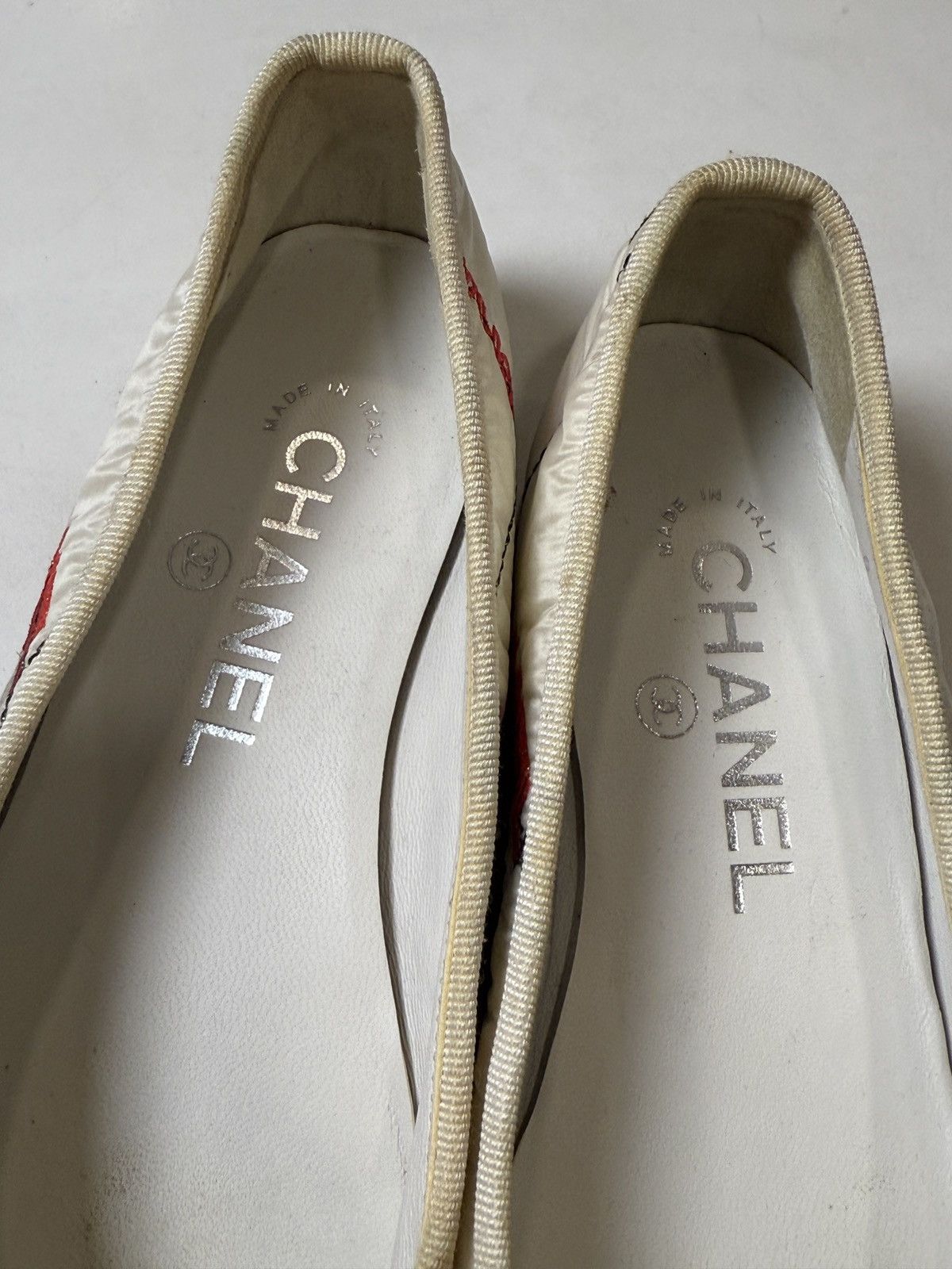 Chanel Two-toned Nylon Ballet Flats Size US 4.5 / IT 34.5 - 9 Thumbnail
