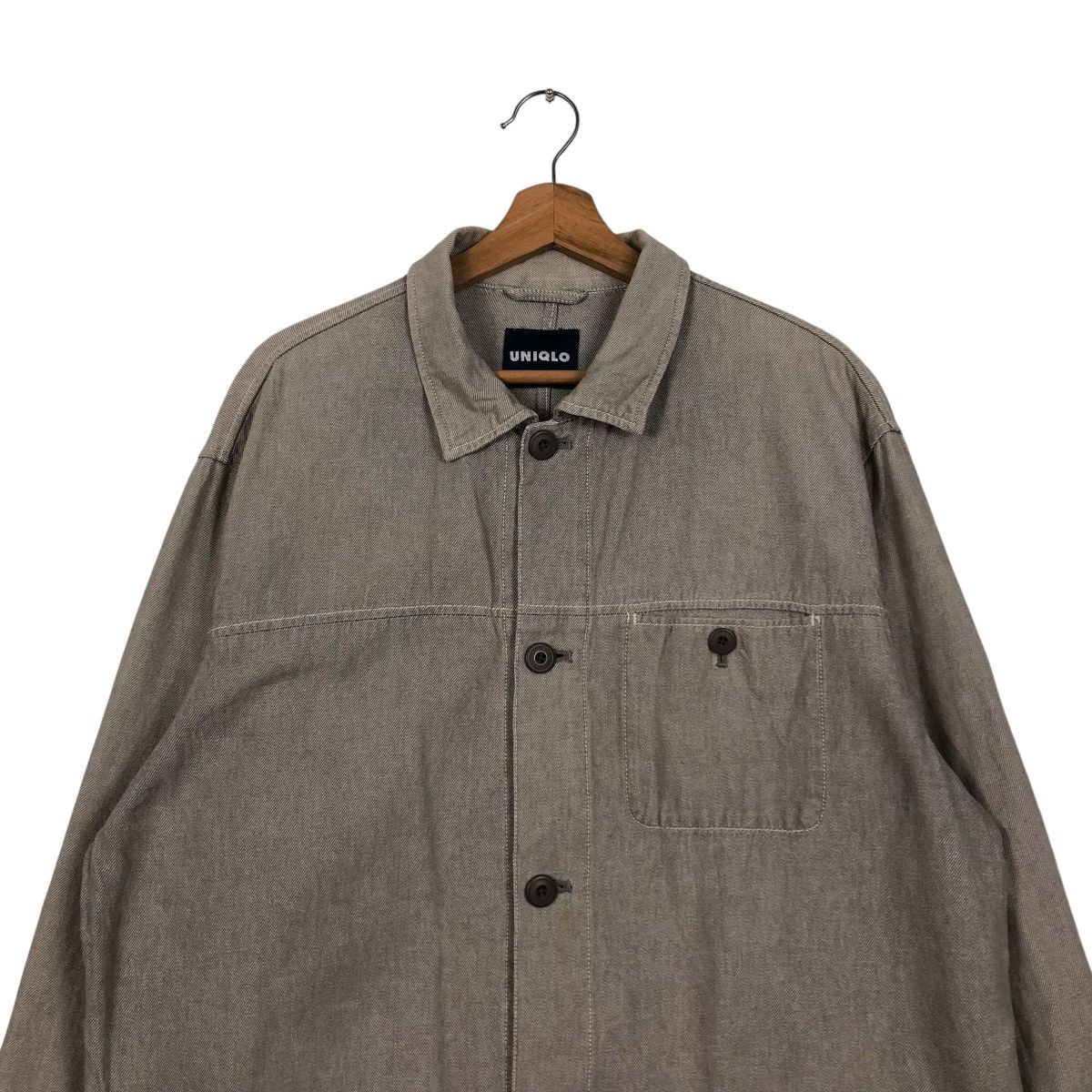 Japanese Brand 🔥VINTAGE CHORE WORKER JACKET DETROIT DUCK CANVAS UNIQLO Size US XL / EU 56 / 4 - 4 Thumbnail