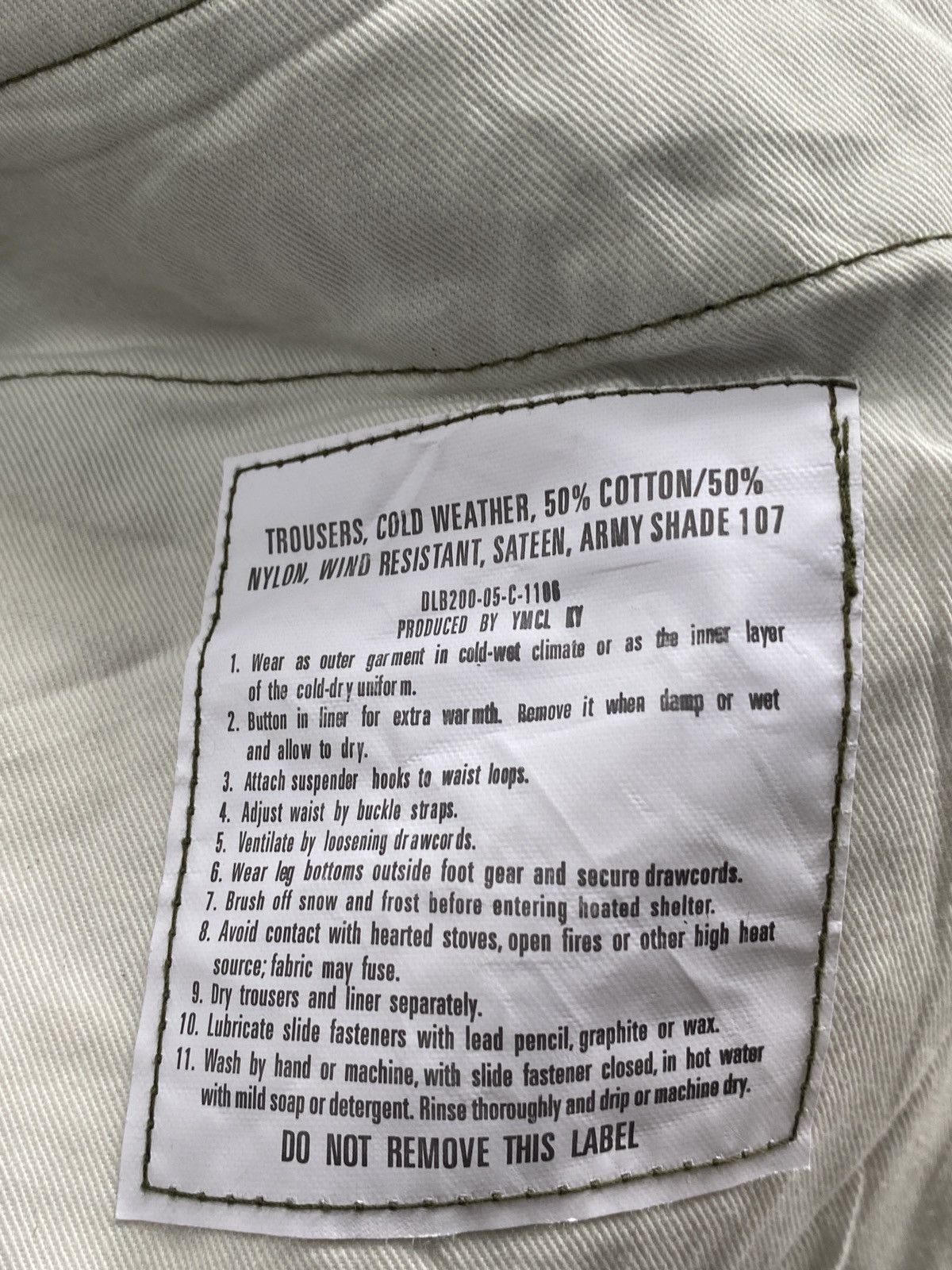 Japanese Brand 💥RARE💥YMCL KY Military M-65 Bondage Cargo pant travis Scott Size US 32 / EU 48 - 20 Thumbnail