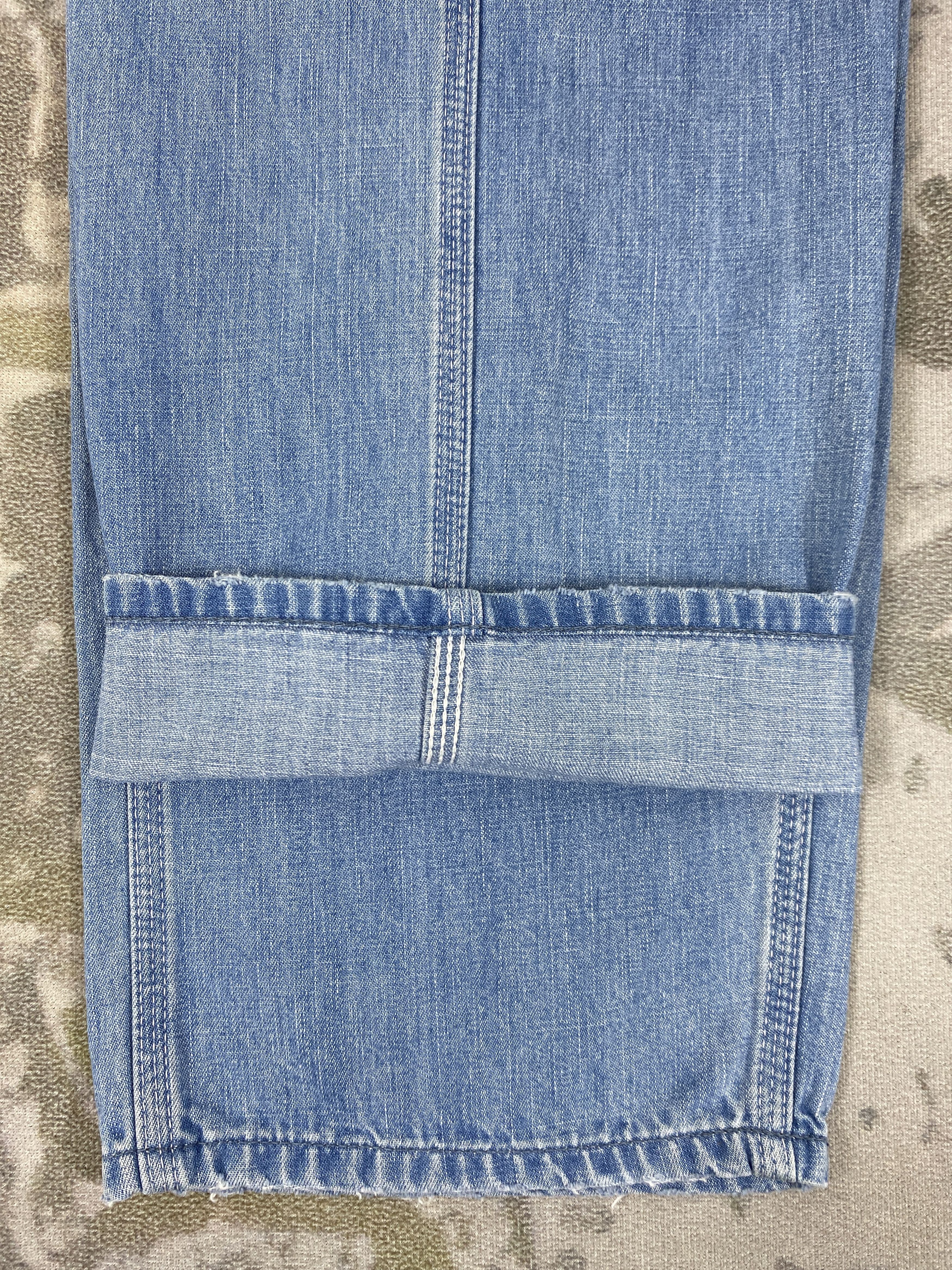 Japanese Brand Vintage Rna Slang Carpenter Jeans 32x29.5 Denim- JN3527 Size US 32 / EU 48 - 13 Thumbnail