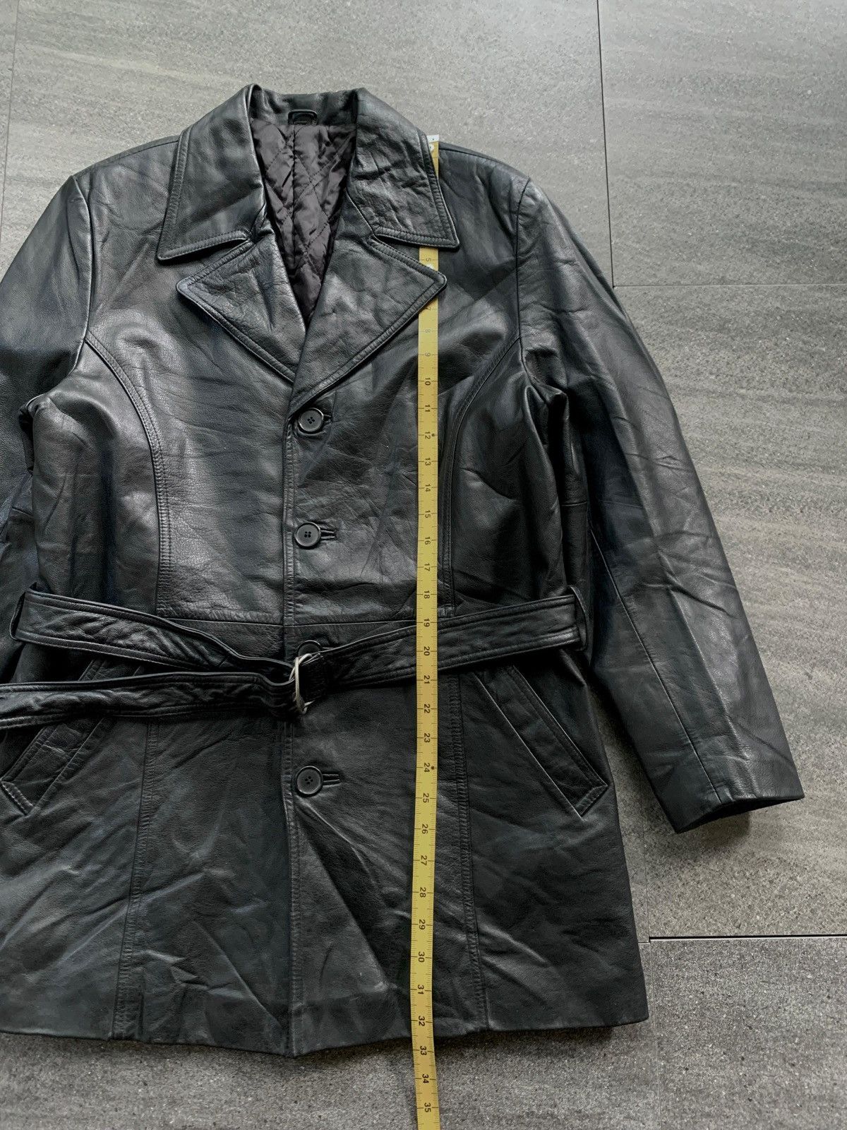 Comme des Garcons Homme FREE TAX! 2000s Leather Belted Blazer Jacket Size US M / EU 48-50 / 2 - 12 Thumbnail