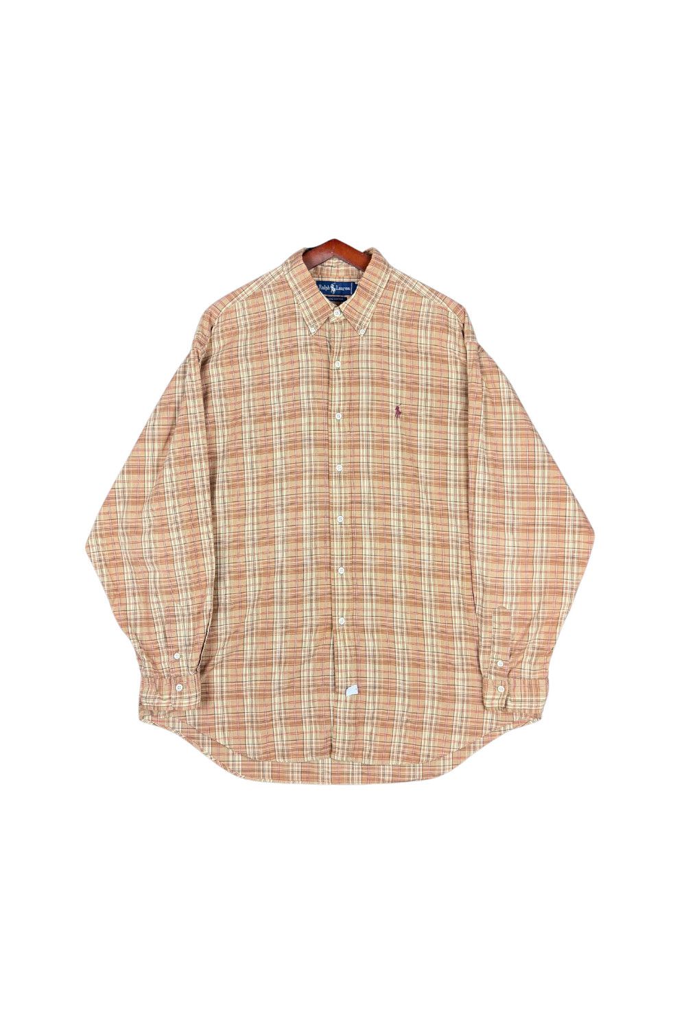 Polo Ralph Lauren Polo Ralph Lauren Plaid Shirt XL Oversized Hand Tailored Size US XL / EU 56 / 4 - 1 Thumbnail