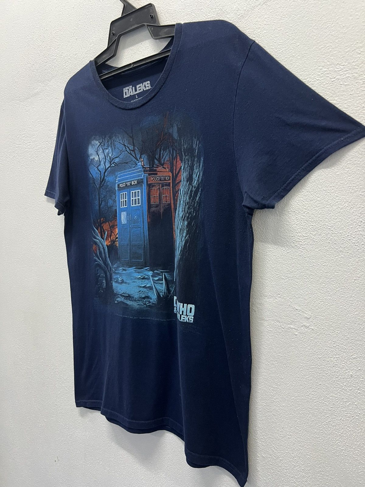 Vintage VINTAGE DR.WHO&THE DALEKS SHIRT Size US L / EU 52-54 / 3 - 4 Thumbnail