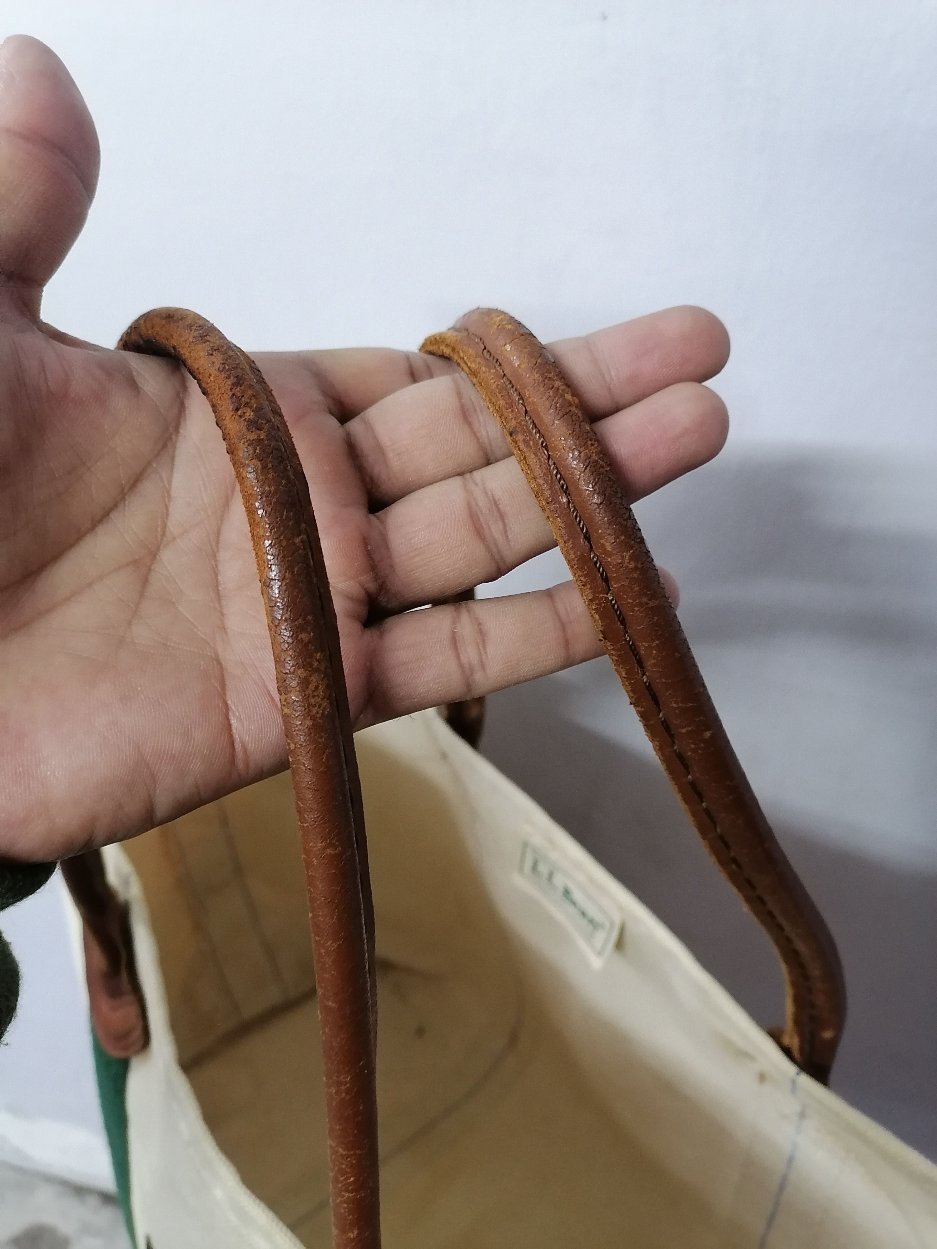 L.L. Bean 70/80s L.L Bean Canvas Tote Bag Size ONE SIZE - 3 Thumbnail