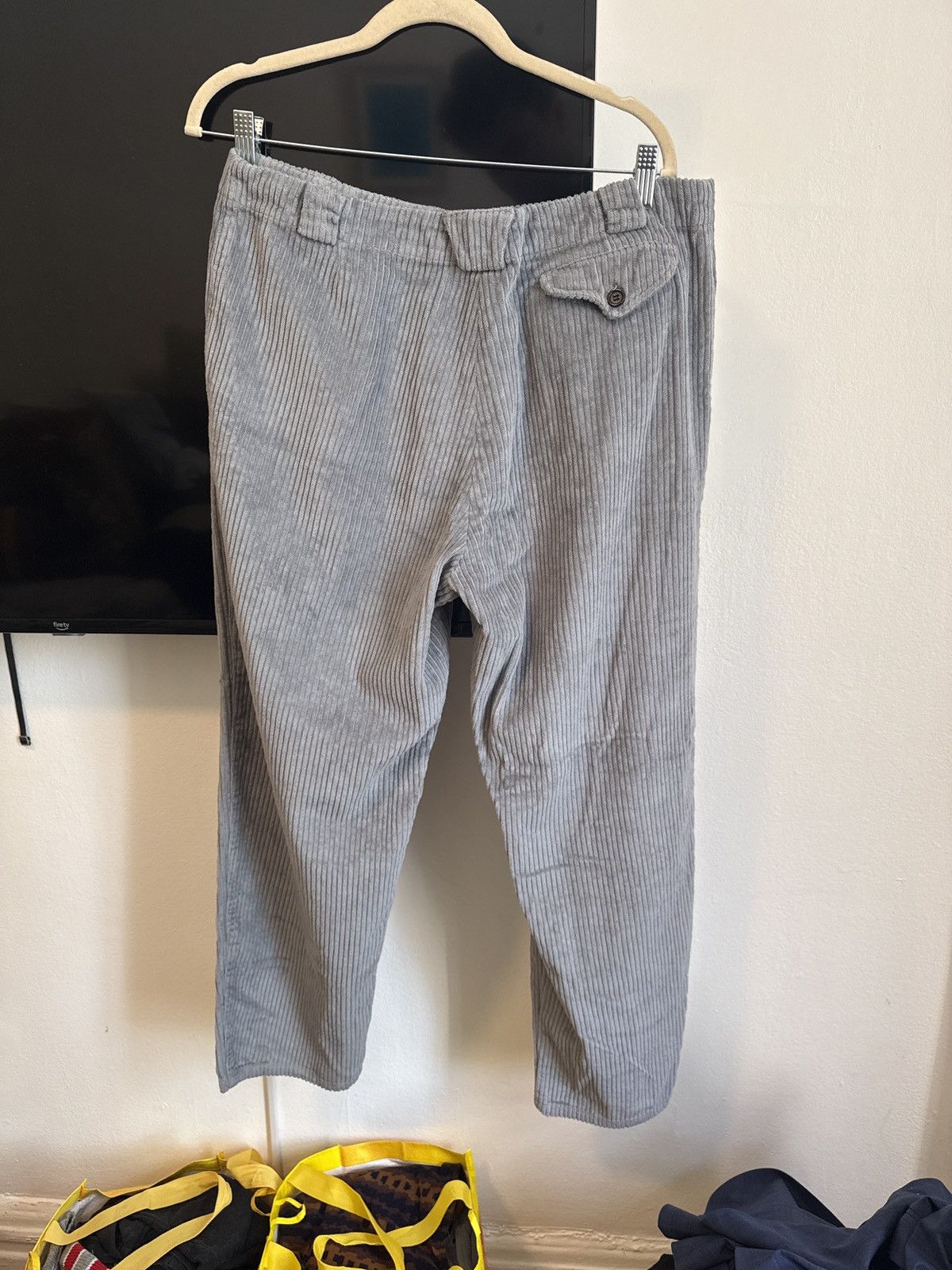 Gimaguas Gray Ribbed Gimaguas Pants Size US 34 / EU 50 - 5 Thumbnail