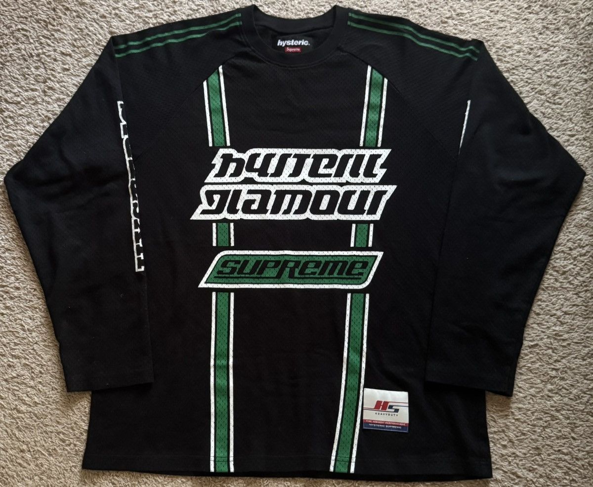 Supreme Hysteric Glamour mesh longsleeve top