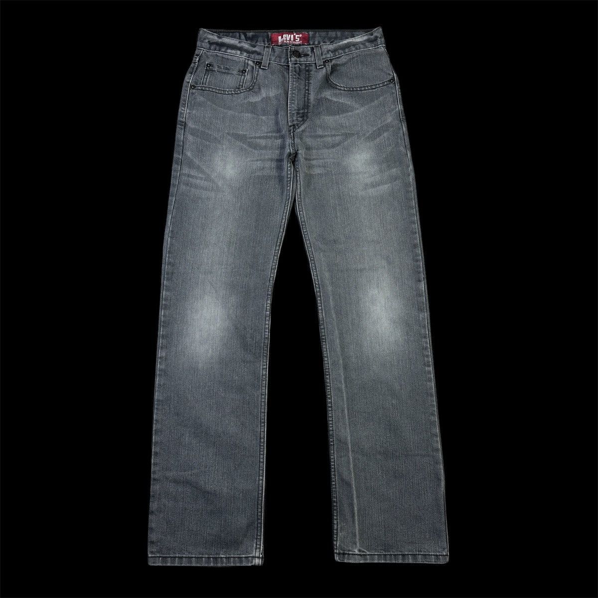 Levi's Levis 514 Washed Black Slim Straight Jean Size US 30 / EU 46 - 1 Thumbnail