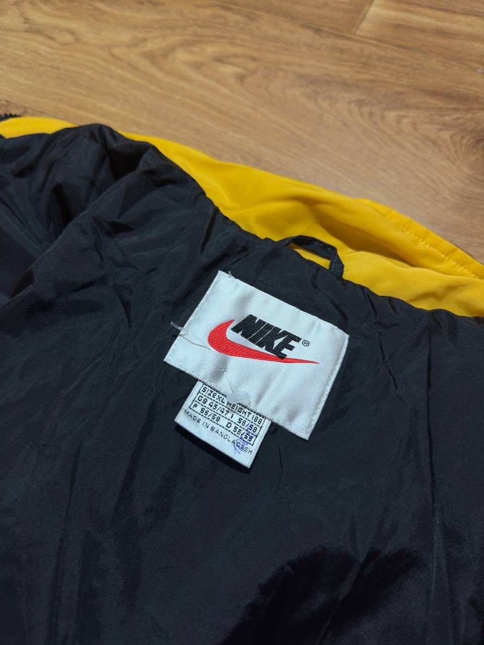 Nike × Vintage Vintage Nike Puffer Jacket Down 90s Big Embroidered Logo Size US XL / EU 56 / 4 - 6 Thumbnail
