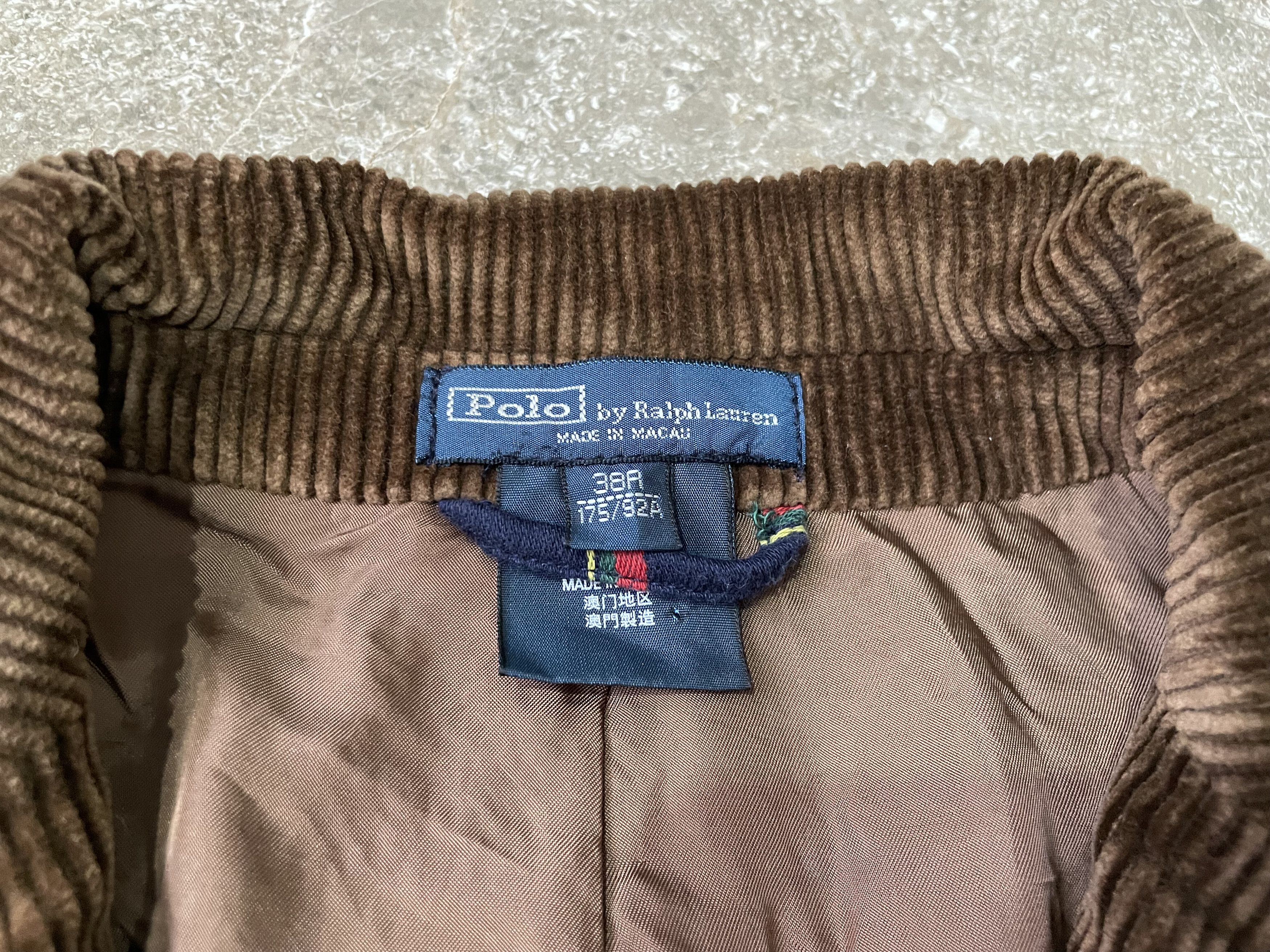 Polo Ralph Lauren × Ralph Lauren × Vintage Vintage Ralph Lauren Corduroy Blazer Jacket Size 38R - 8 Thumbnail