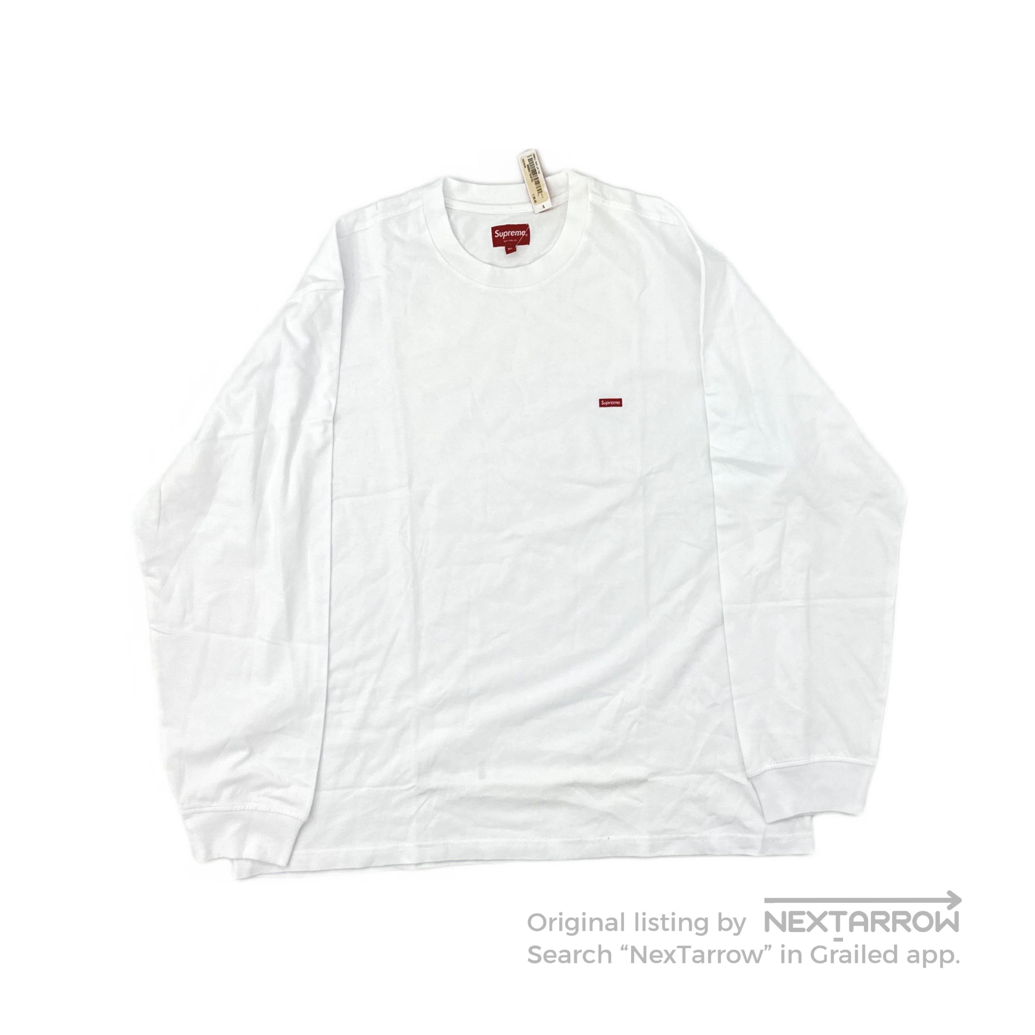 Supreme Supreme Box Logo L/S Long sleeve Tee White Size M | Grailed