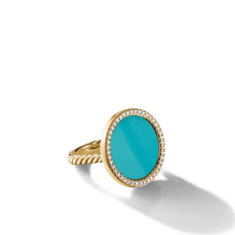 David Yurman o1s1wg111025 R17014D /Size 9 /Elements Ring in 18K in Golden Size ONE SIZE - 1 Thumbnail