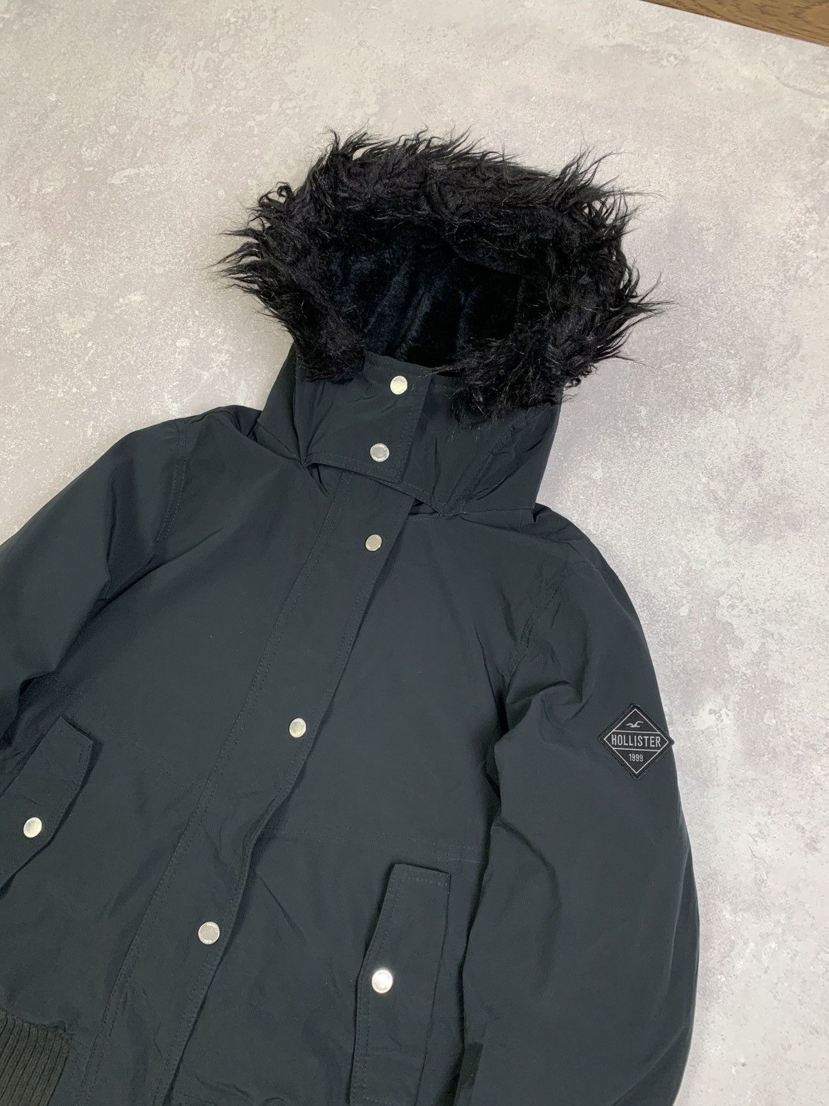 If Six Was Nine Hollister Y2K faux fur jacket LGB Goa Playboi styled Size S / US 4 / IT 40 - 4 Thumbnail