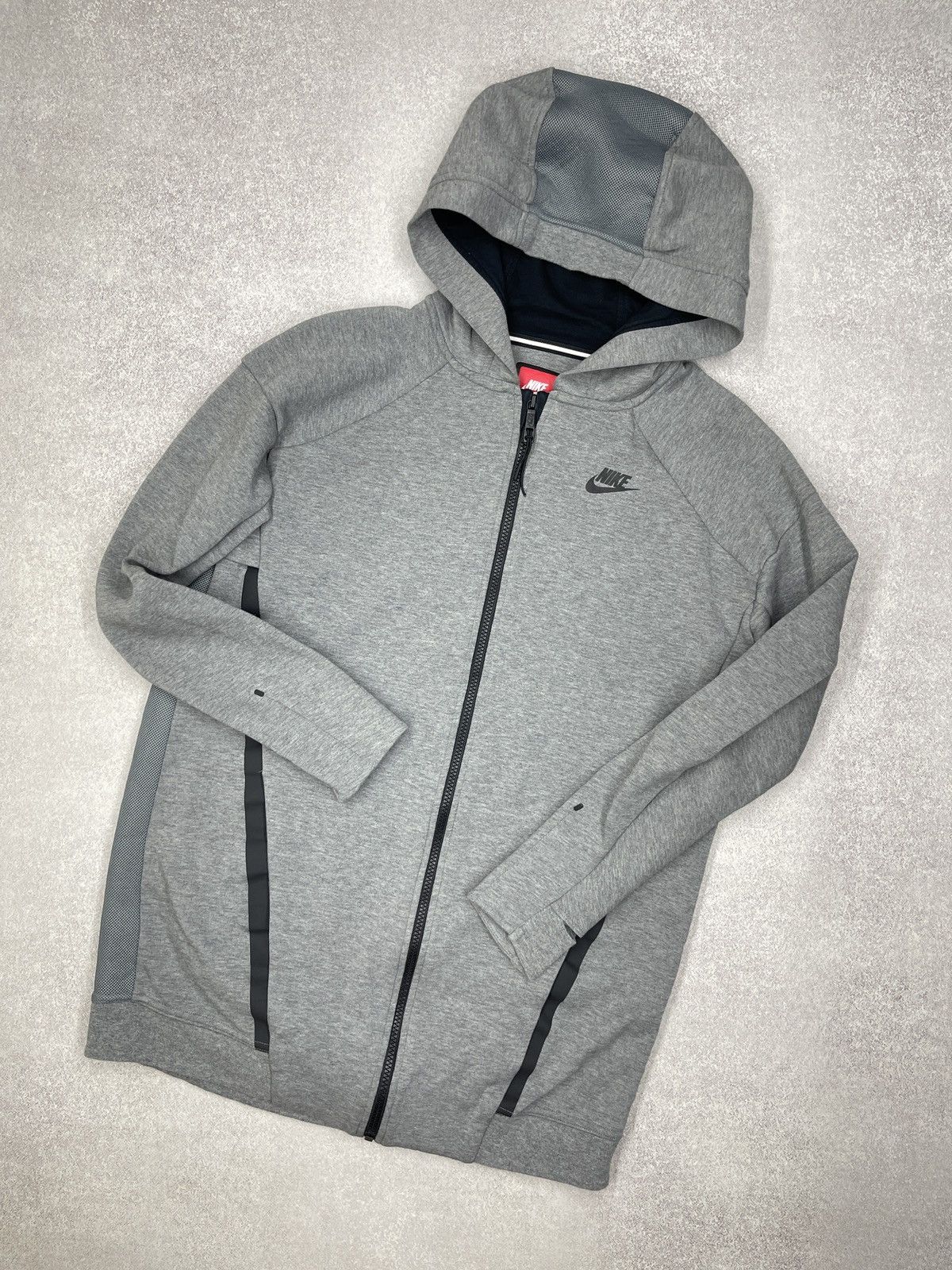 Nike Women Nike Tech Fleece Cocoon Mesh Hoodie Grey Drill Size S Size S / US 4 / IT 40 - 1 Thumbnail