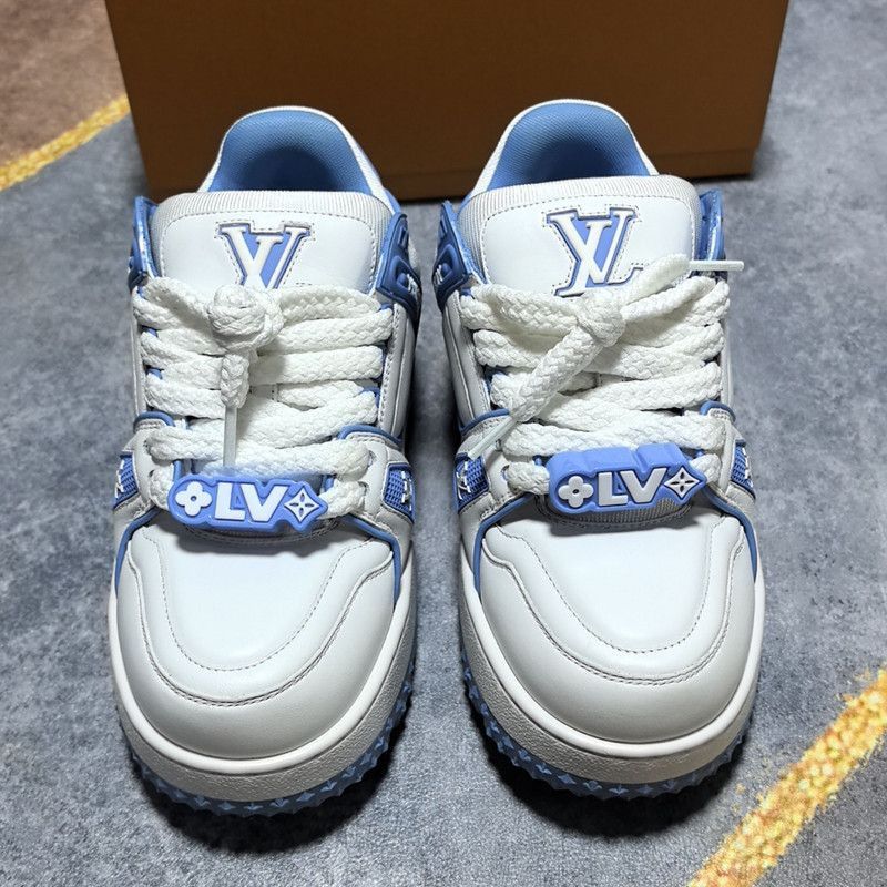 Louis Vuitton Louis Vuitton Trainer Maxi Low-Top Sneakers - Size US 8 / EU 41 - 2 Thumbnail