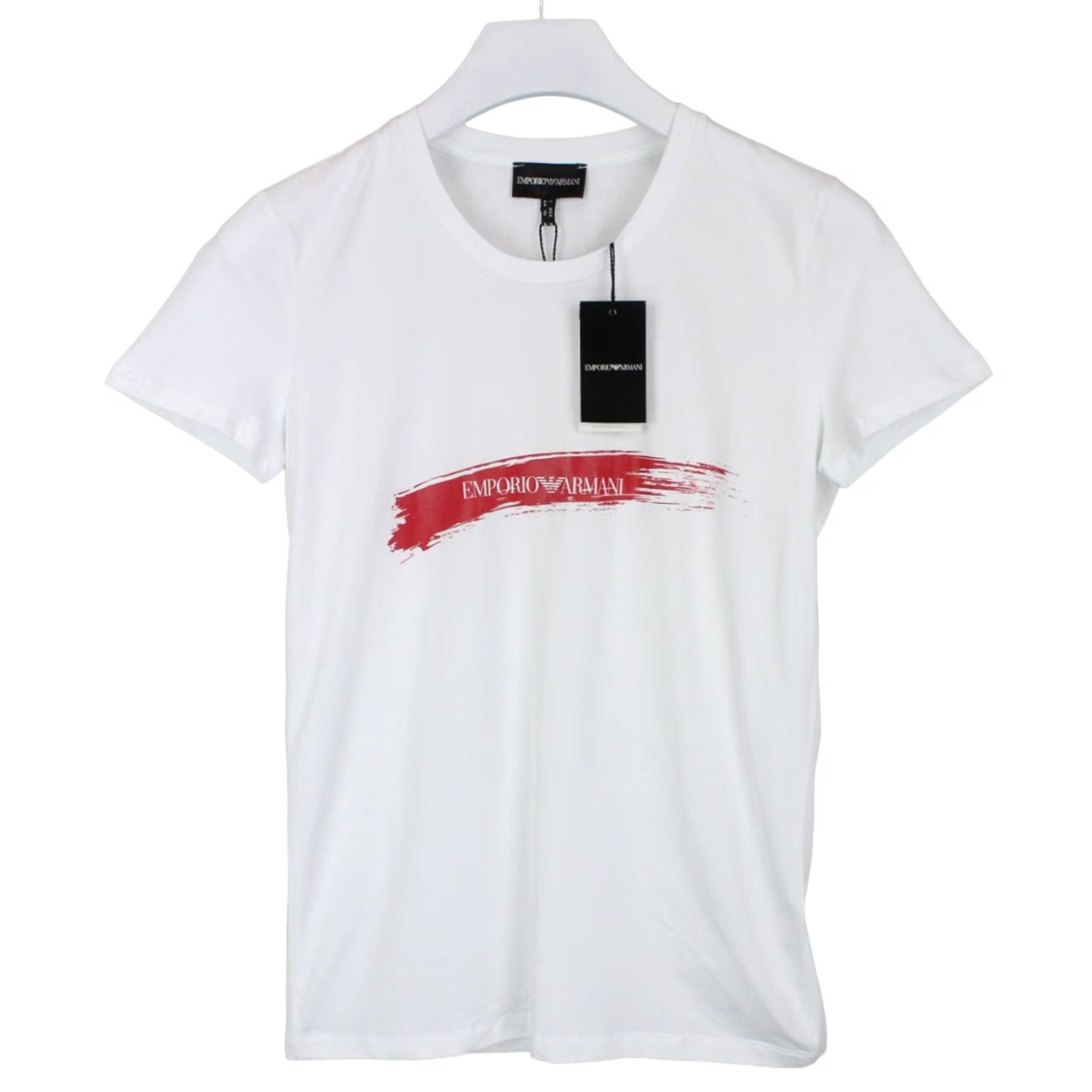 Emporio Armani Emporio Armani Barcelona T-Shirt Women's UK 14 White Round Neck Pullover Stretch Shirt Womens UK 14 White Size XL / US 12-14 / IT 48-50 - 2 Thumbnail