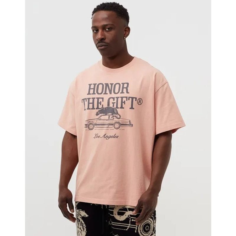 Honor the Gift Honor The Gift Men's HTG Pack Oversized Box Fit Tee T-Shirt Size US XL / EU 56 / 4 - 4 Thumbnail