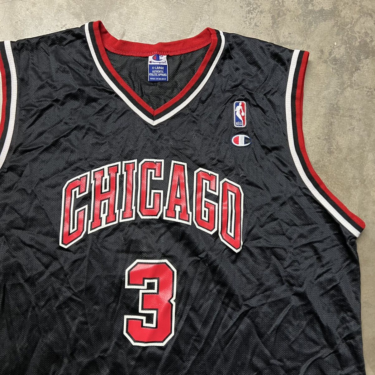 NBA × Vintage Vintage NBA Chicago Bulls Tyson Chandler #3 Champion Jersey Size US XL / EU 56 / 4 - 1 Thumbnail