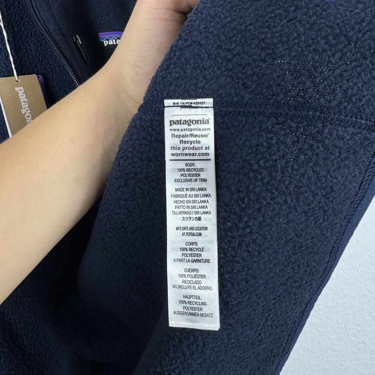 Patagonia NWT PATAGONIA MENS BETTER SWEATER VEST NAVY FLEECE SIZE L/50 Size US L / EU 52-54 / 3 - 10 Thumbnail