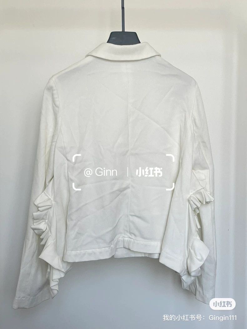 Comme des Garcons Comme Des Garcons White lace round neck suit Size M / US 6-8 / IT 42-44 - 4 Thumbnail