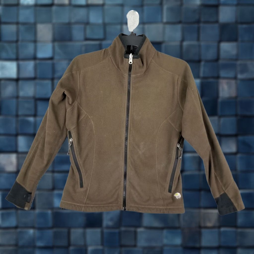 Mountain Hardwear VINTAGE Mountain Hardwear Jacket Womens XS Polartec Brown Full Zip Fleece Coat Size XS / US 0-2 / IT 36-38 - 1 Thumbnail