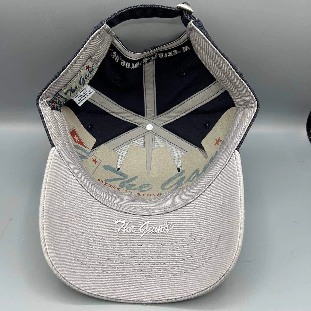 The Game Georgetown Hoyas Hat Men Blue NCAA Strap Back Cotton Size ONE SIZE - 2 Thumbnail