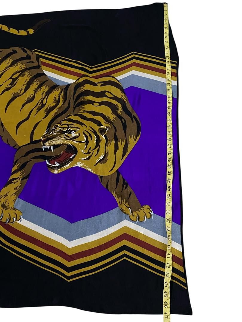 Kenzo Vintage 2002 Kenzo Tiger Fullprint Scarf Size ONE SIZE - 3 Thumbnail