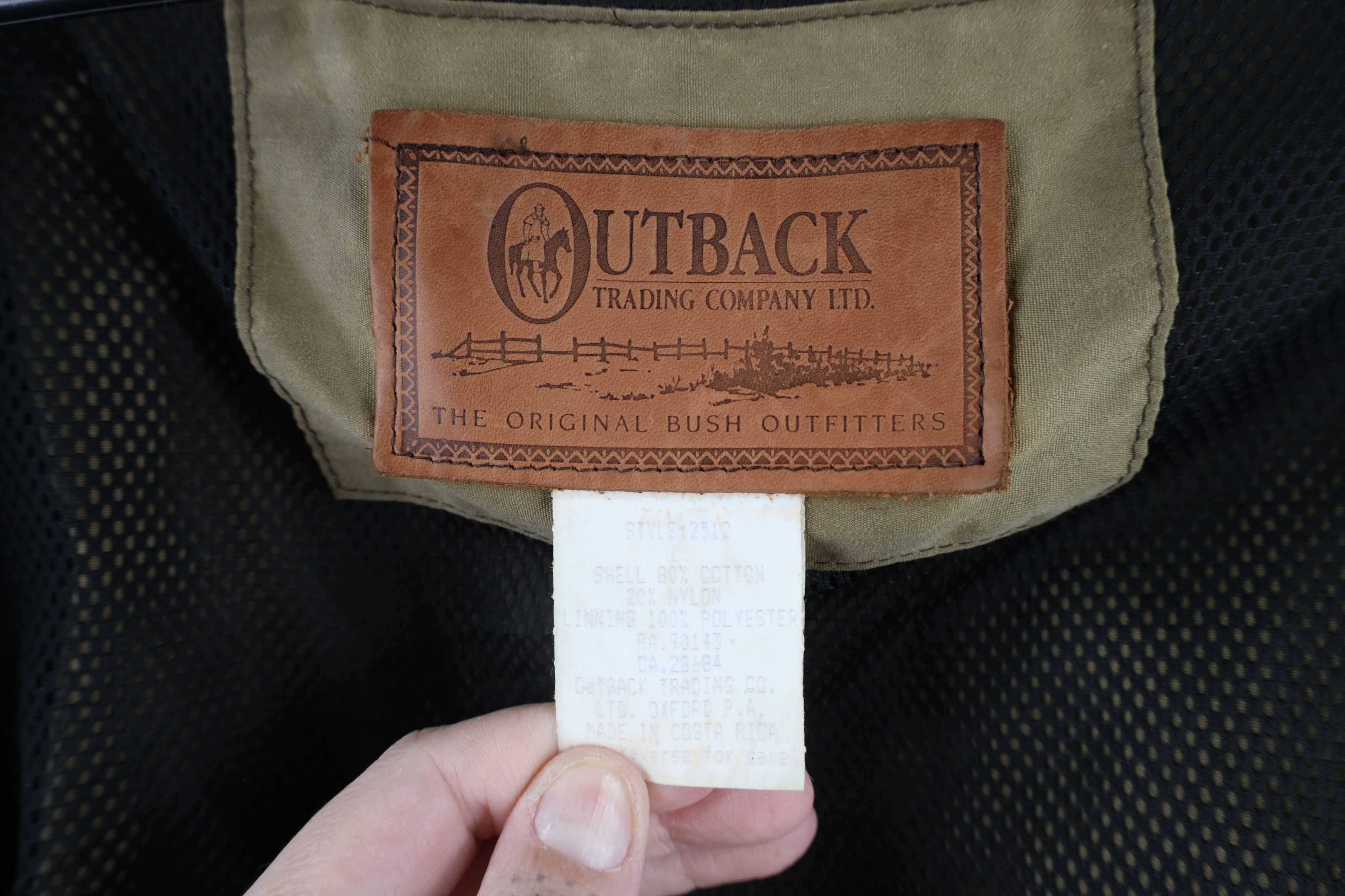 Vintage Vintage 90s Streetwear Waxed Cotton Bush Safari Jacket Size US L / EU 52-54 / 3 - 13 Thumbnail