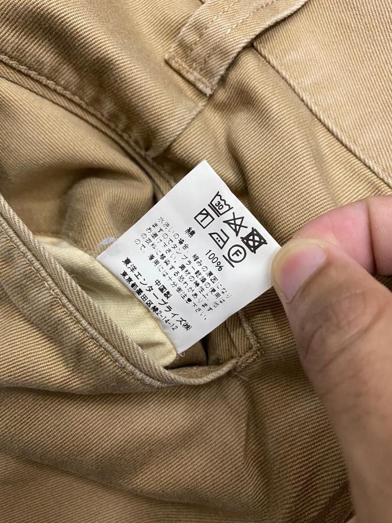 CAT'S PAW × Toyo Enterprises 🔥CAT’S PAW TOYO ENTERPRISES JAPAN KHAKI TROUSERS PANTS Size US 32 / EU 48 - 10 Thumbnail